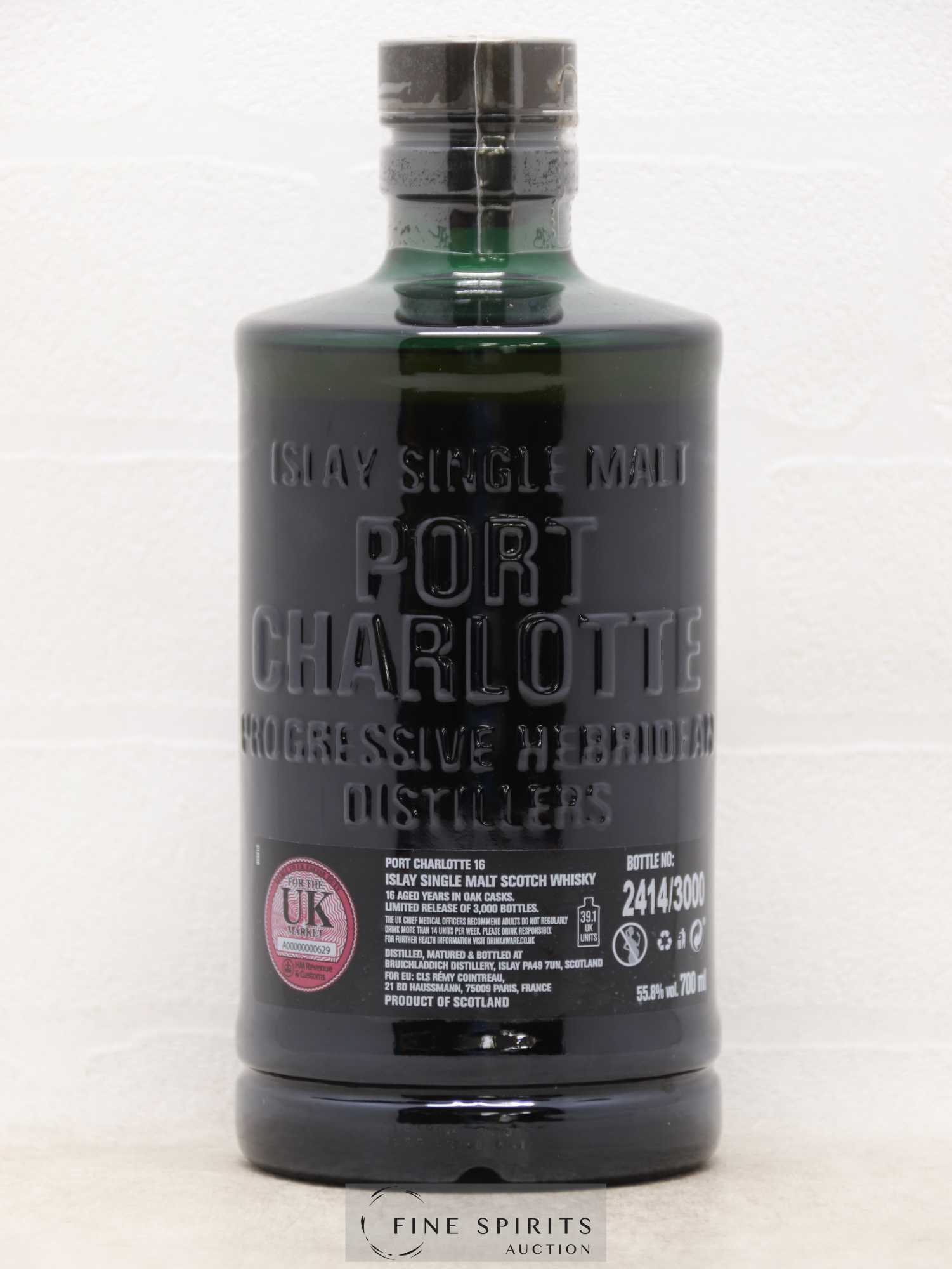 Port Charlotte 16 years Of. Heavily Peated One of 3000 Limited Release - Lot de 1 bouteille - 1