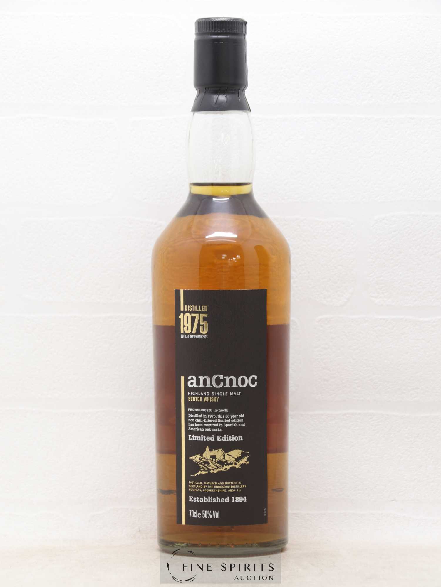 An Cnoc 30 years 1975 Of. bottled 2005 Limited Edition - Lotto di 1 bottiglia - 1