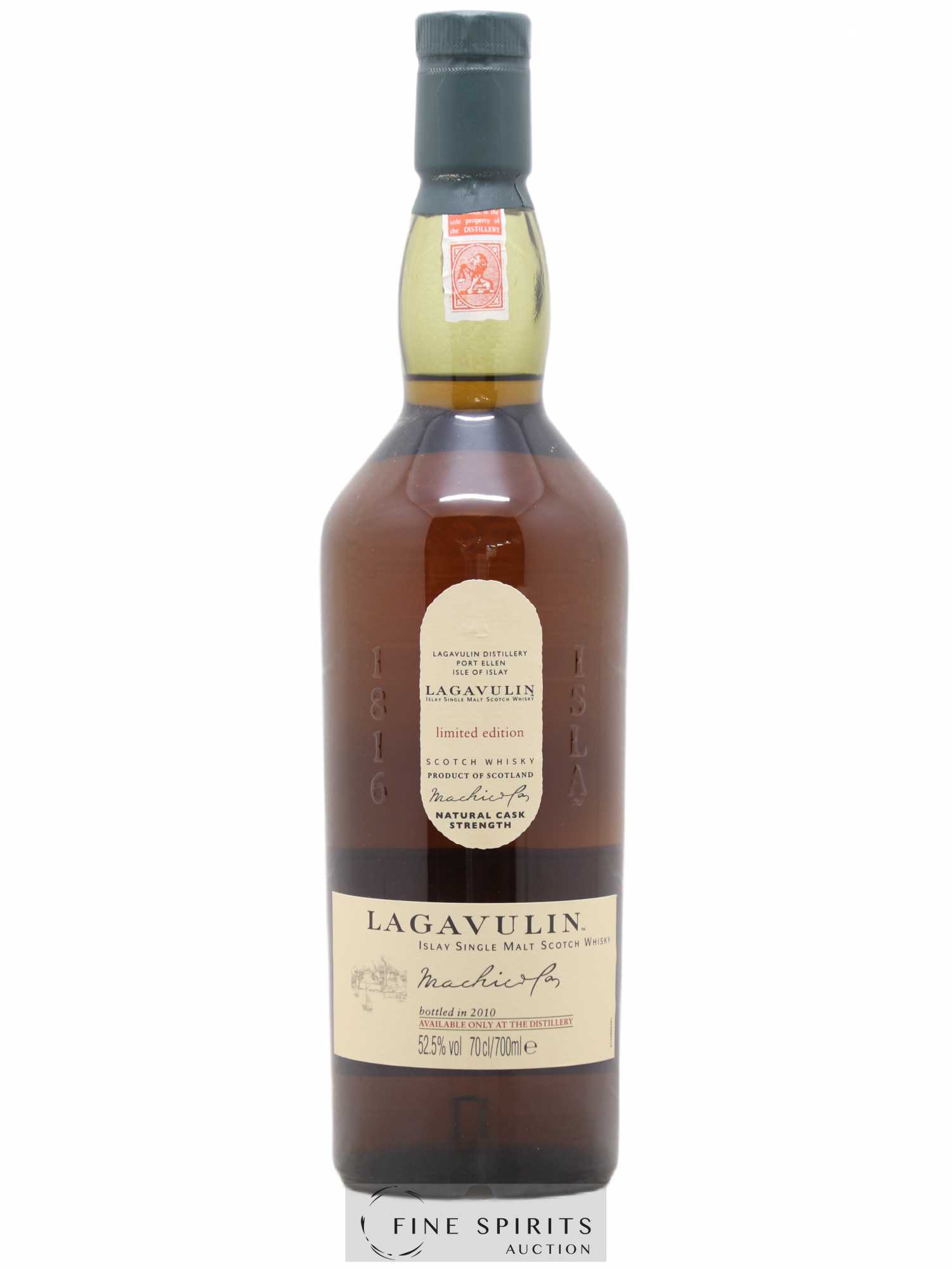 Lagavulin Of. Natural Cask Strength bottled 2010 Available only at the Distillery Limited Edition - Lot de 1 bouteille - 0