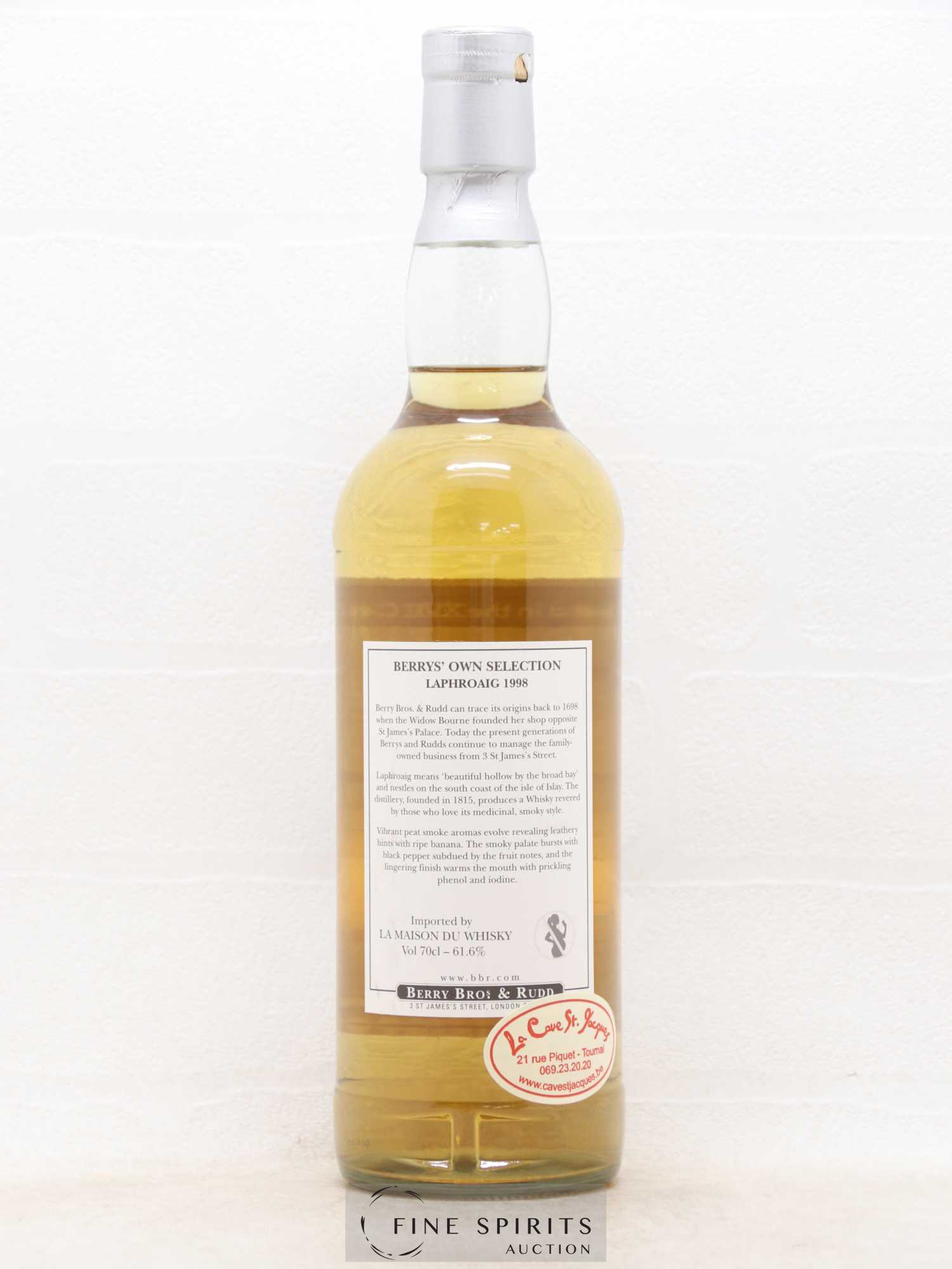 Laphroaig 1998 Berry Bros & Rudd Cask 700208 - bottled 2008 LMDW - Posten von 1 Flasche - 1