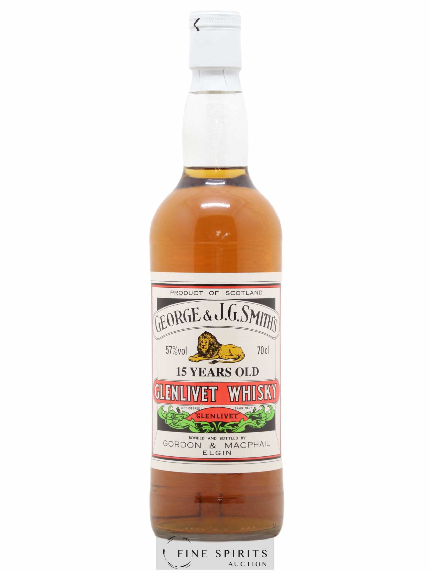 Glenlivet 15 years Gordon & MacPhail George & J.G. Smith's - Lot de 1 bouteille - 0