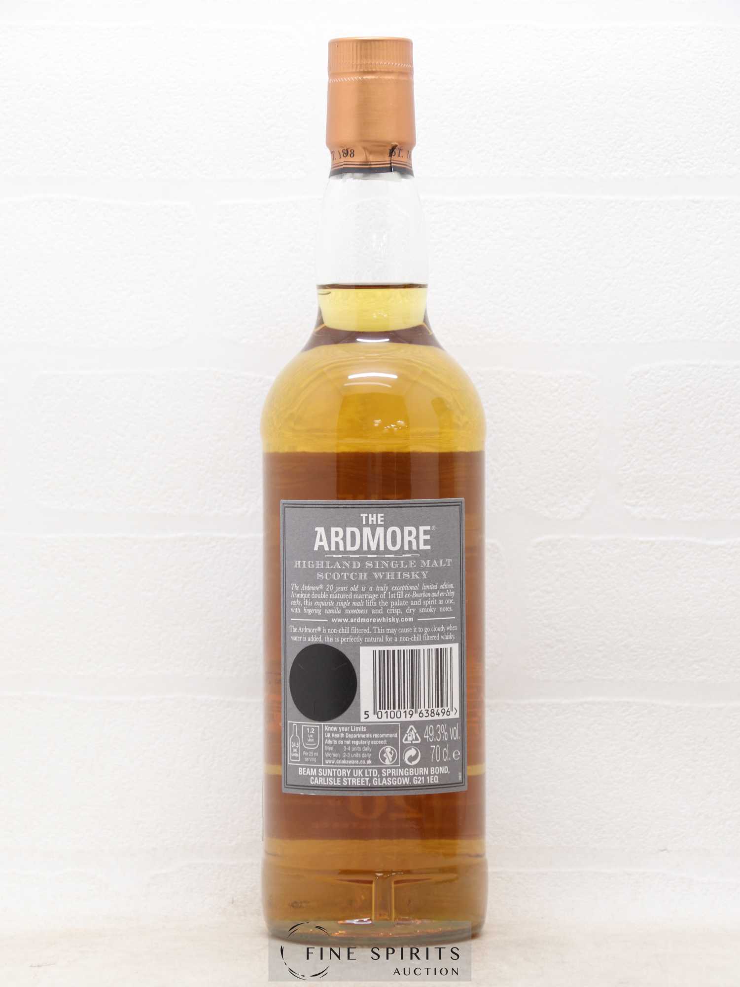 Ardmore 20 years 1996 Of. Limited Edition - Lot de 1 bouteille - 2