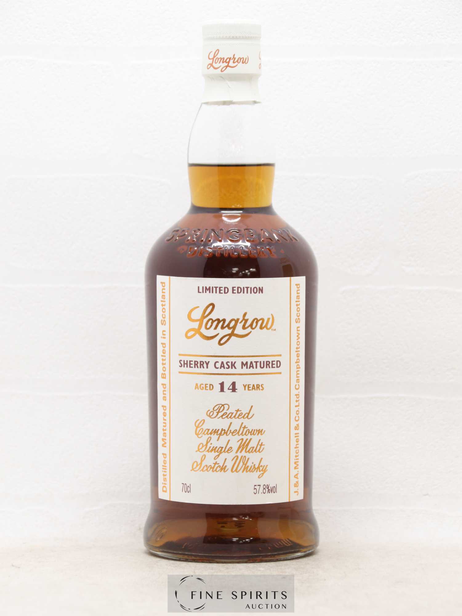 Longrow 14 years 2003 Of. Sherry Cask Matured One of 9000 - bottled 2018 Limited Edition - Lot de 1 bouteille - 1