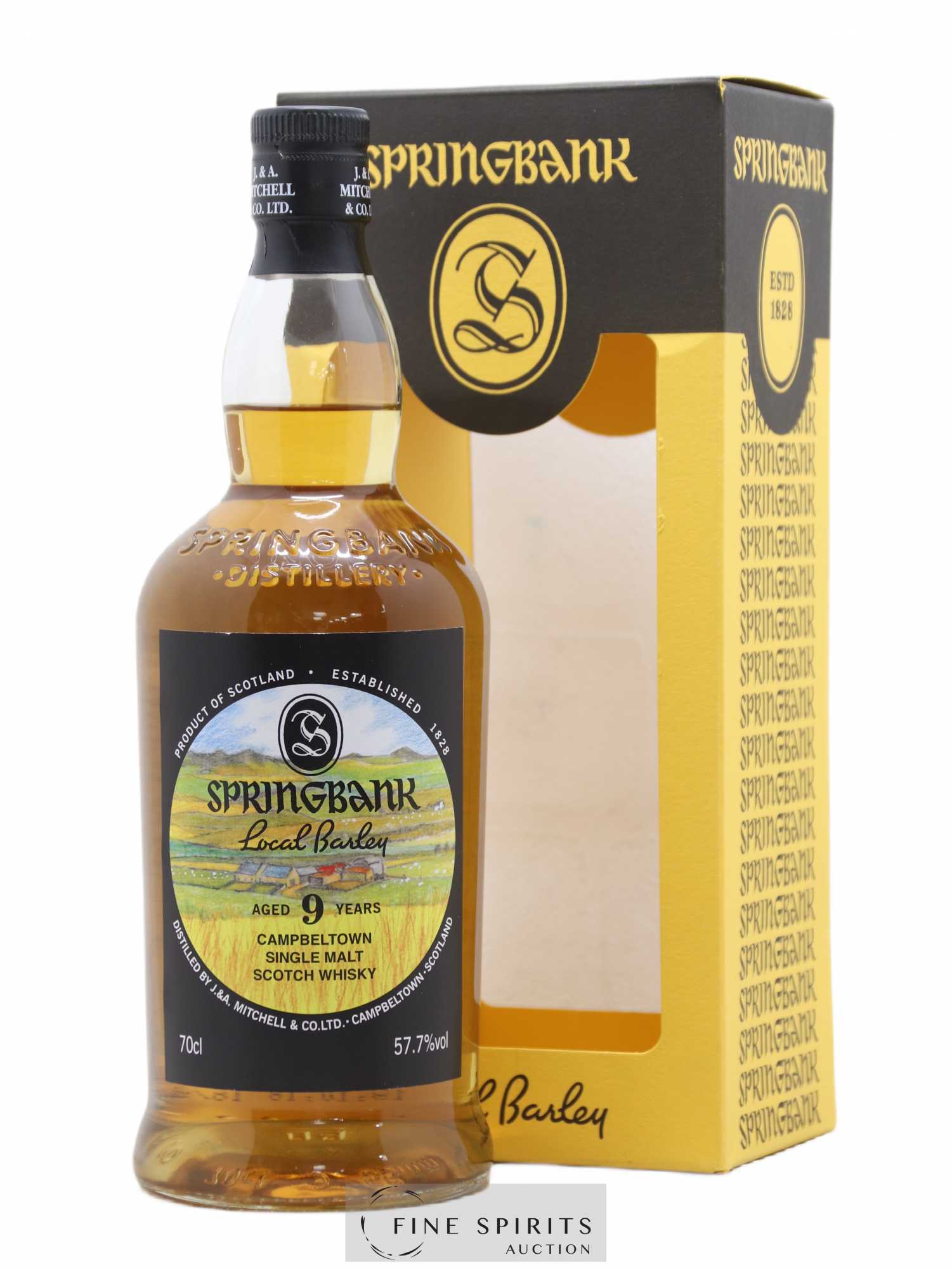 Springbank 9 years 2009 Of. Local Barley One of 9700 - bottled 2018 - Lot de 1 bouteille - 0