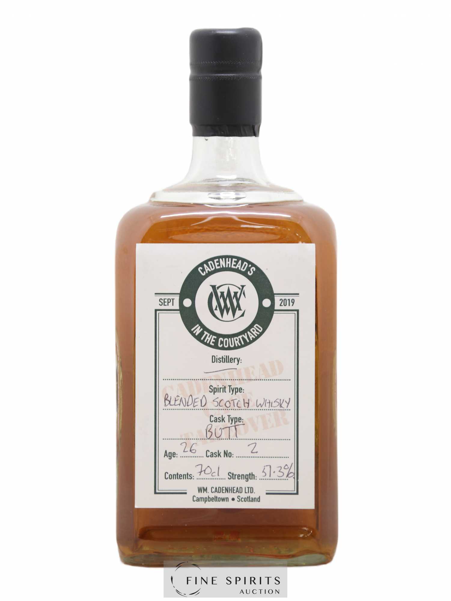 Cadenhead's 26 years Of. Caddenhead Cage Takeover Butt Cask n°2 - bottled 2019 In the Courtyard - Lot de 1 bouteille - 0