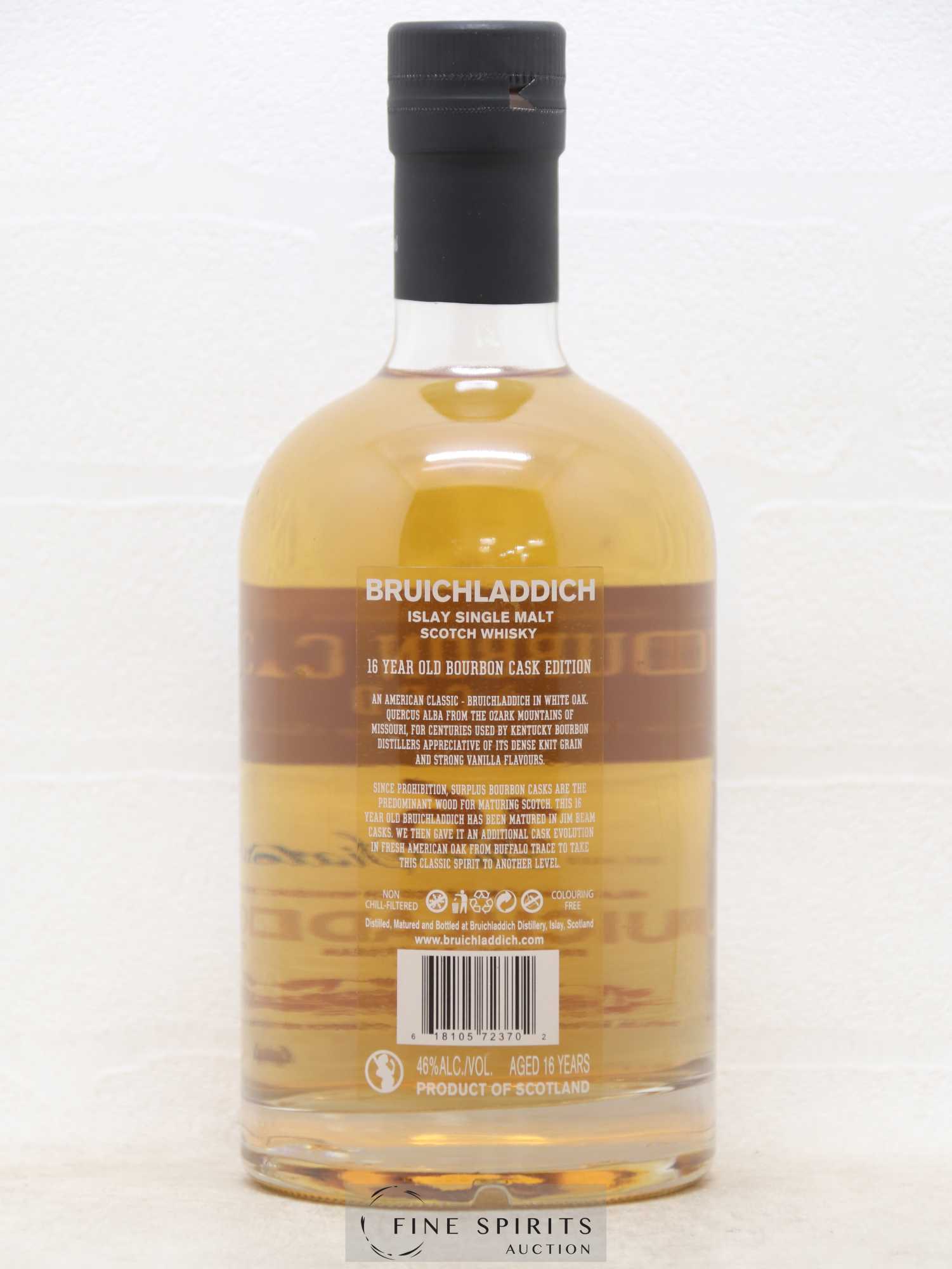 Bruichladdich 16 years Of. Bourbon Cask Edition The Sixteens - Lot de 1 bouteille - 1