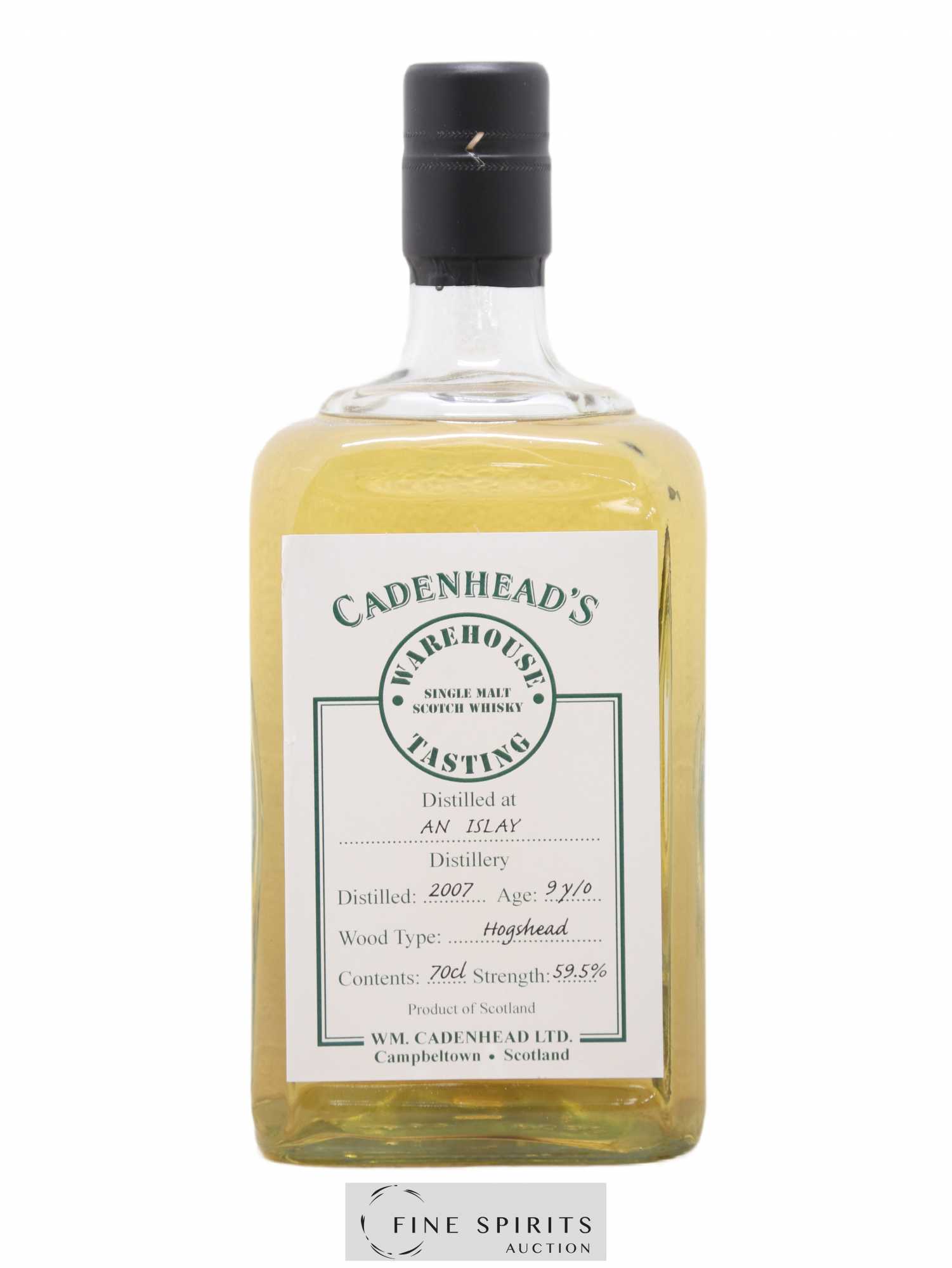 Cadenhead's 9 years 2007 Of. An Islay Distillery Warehouse Tasting - Lot de 1 bouteille - 0