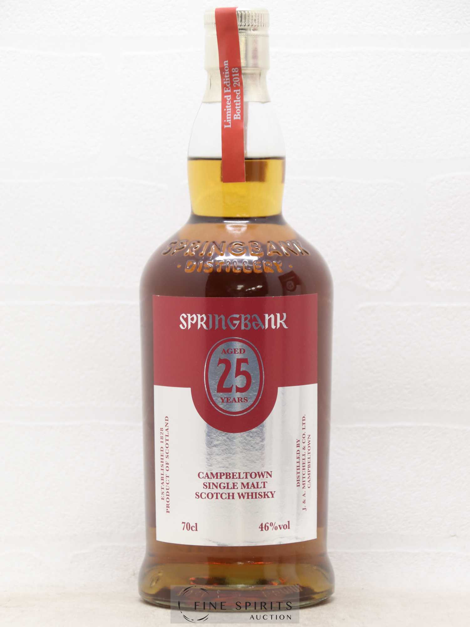 Springbank 25 years Of. One of 1200 - bottled 2018 Limited Edition - Lot de 1 bouteille - 1