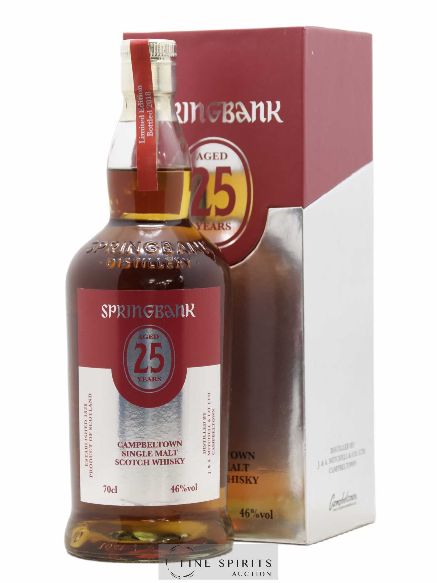 Springbank 25 years Of. One of 1200 - bottled 2018 Limited Edition - Lot de 1 bouteille - 0
