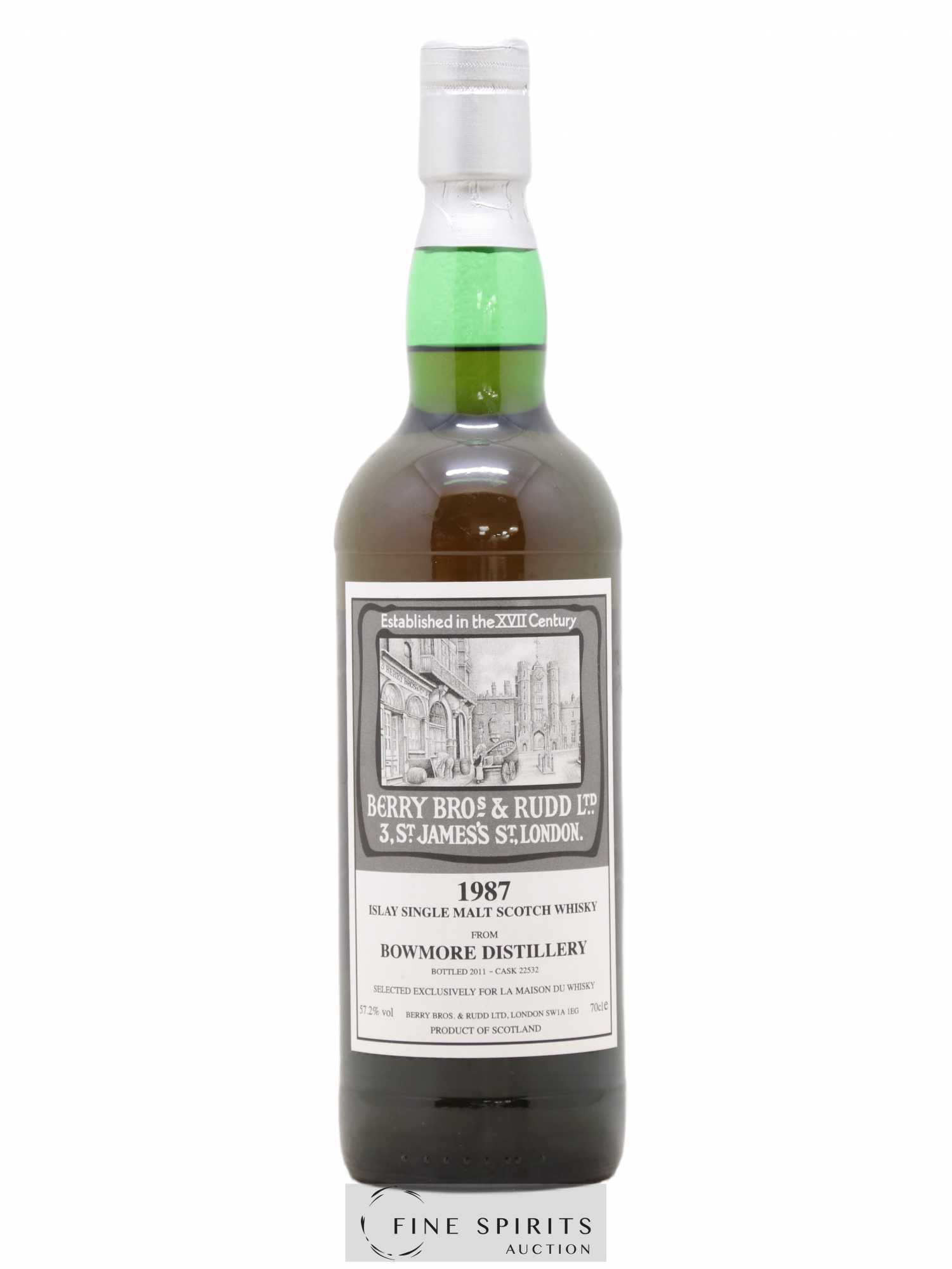 Bowmore 1987 Berry Bros & Rudd Cask n°22532 - bottled 2011 LMDW - Lot de 1 bouteille - 0