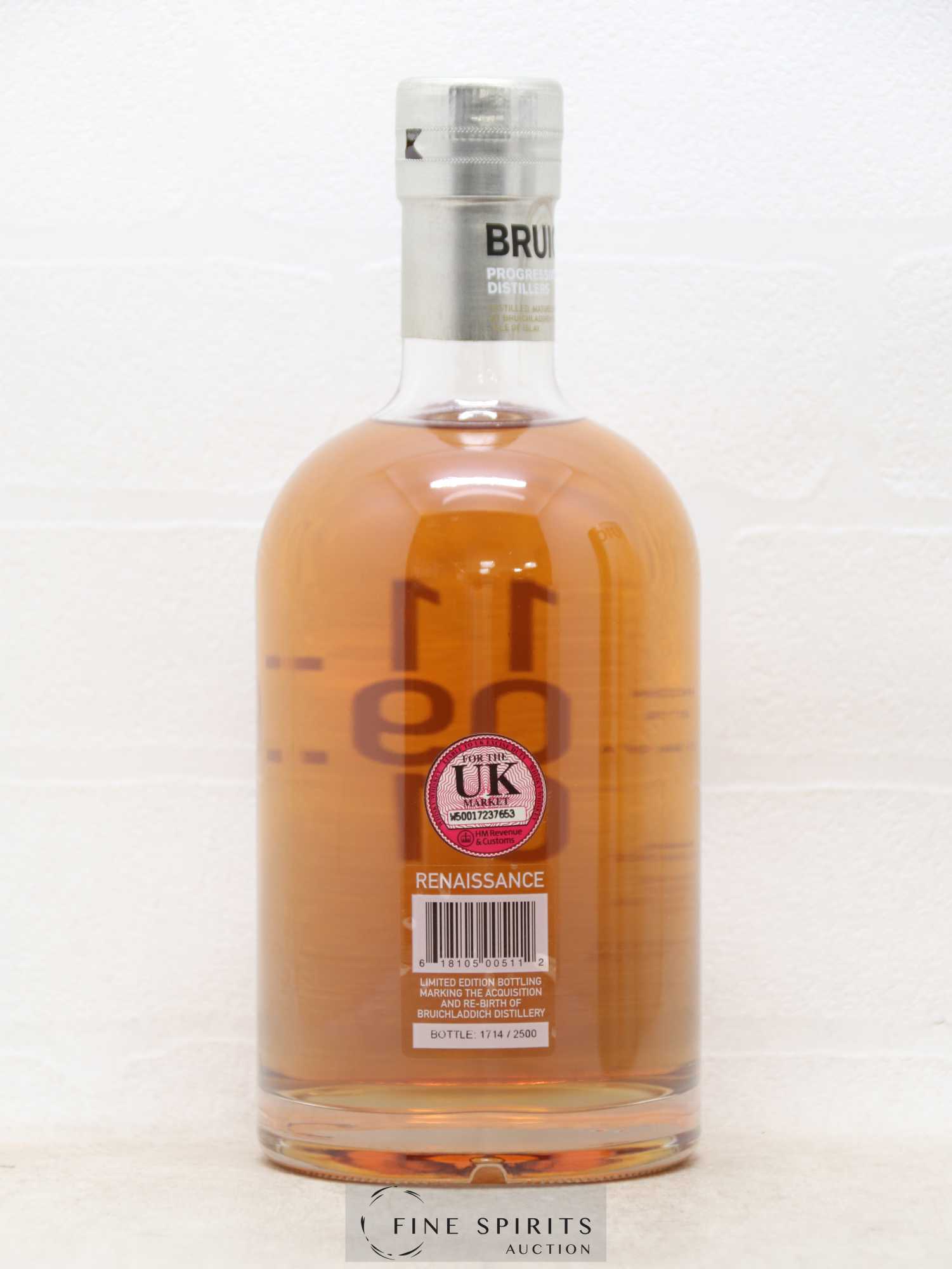 Bruichladdich Of. 11.09.01 - Renaissance One of 2500 Limited Edition - Lot of 1 bottle - 2
