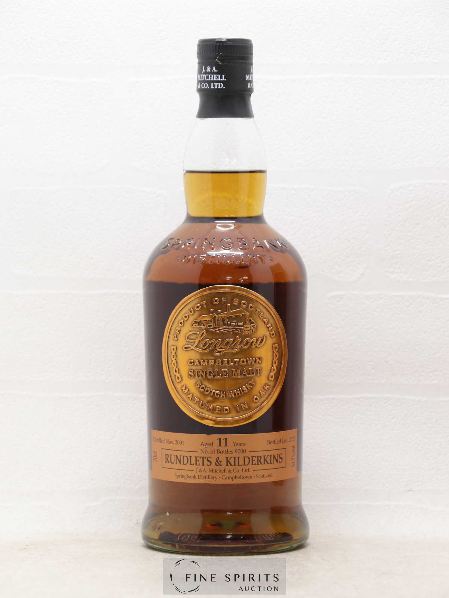 Longrow 11 years 2001 Of. Rundlets & Kilderkins One of 9000 - bottled 2013 - Lot de 1 bouteille - 1
