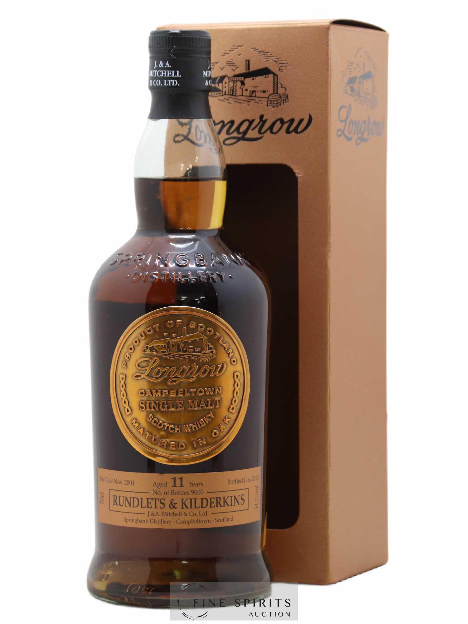 Longrow 11 years 2001 Of. Rundlets & Kilderkins One of 9000 - bottled 2013 - Lot de 1 bouteille - 0