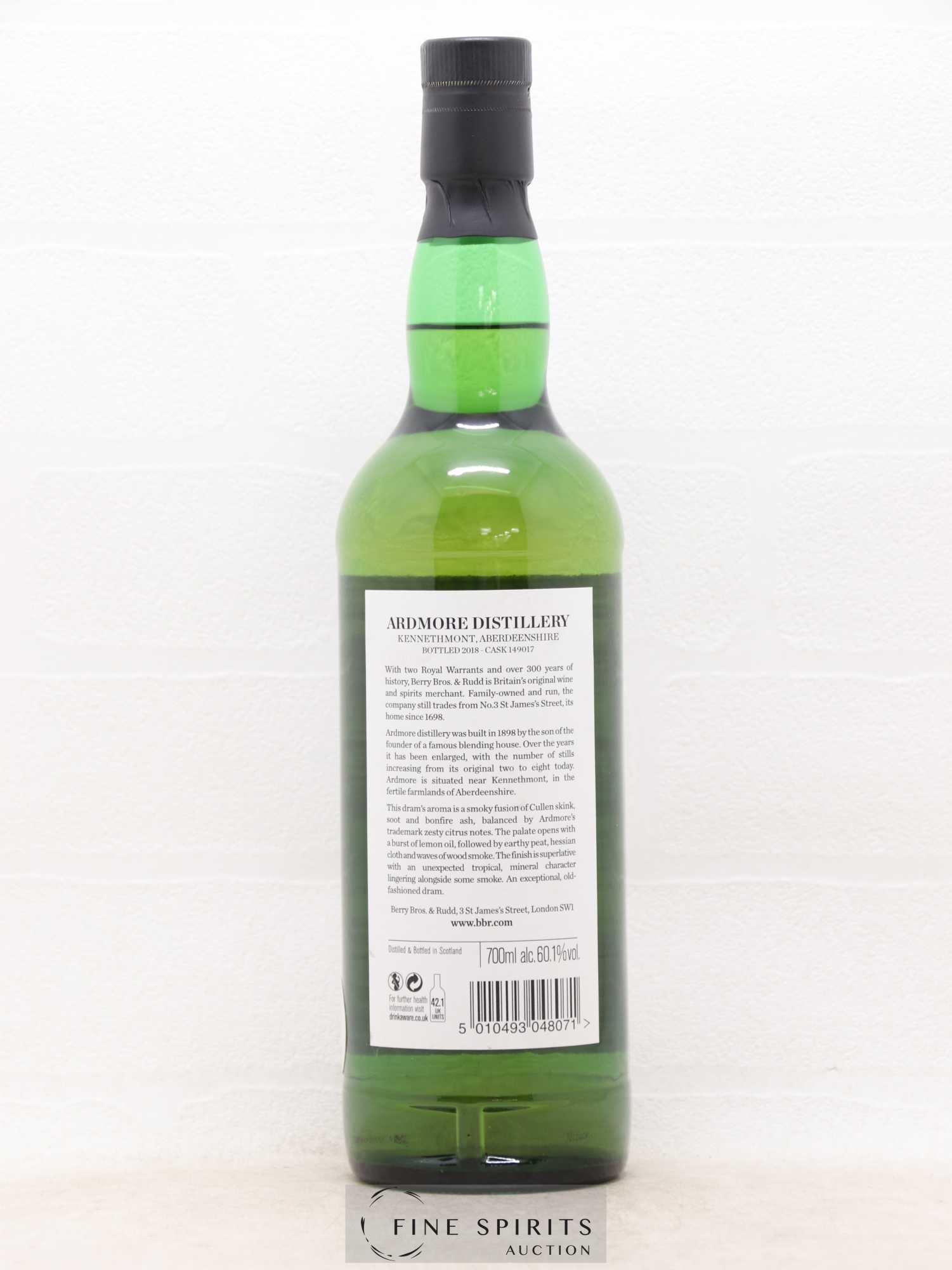 Ardmore 21 years 1996 Berry Bros & Rudd Cask n°149017 - bottled 2018 Whisky Show Old & Rare - Lot de 1 bouteille - 1