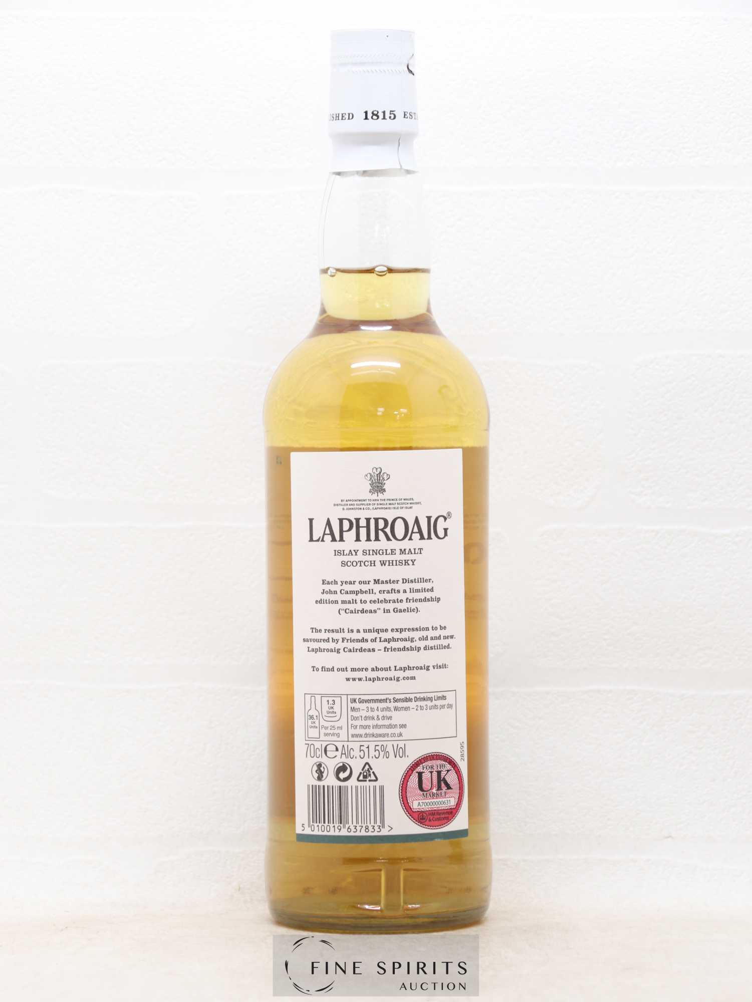 Laphroaig Of. Cairdeas 200th Anniversary Edition Friends of Laphroaig - Lot de 1 bouteille - 2