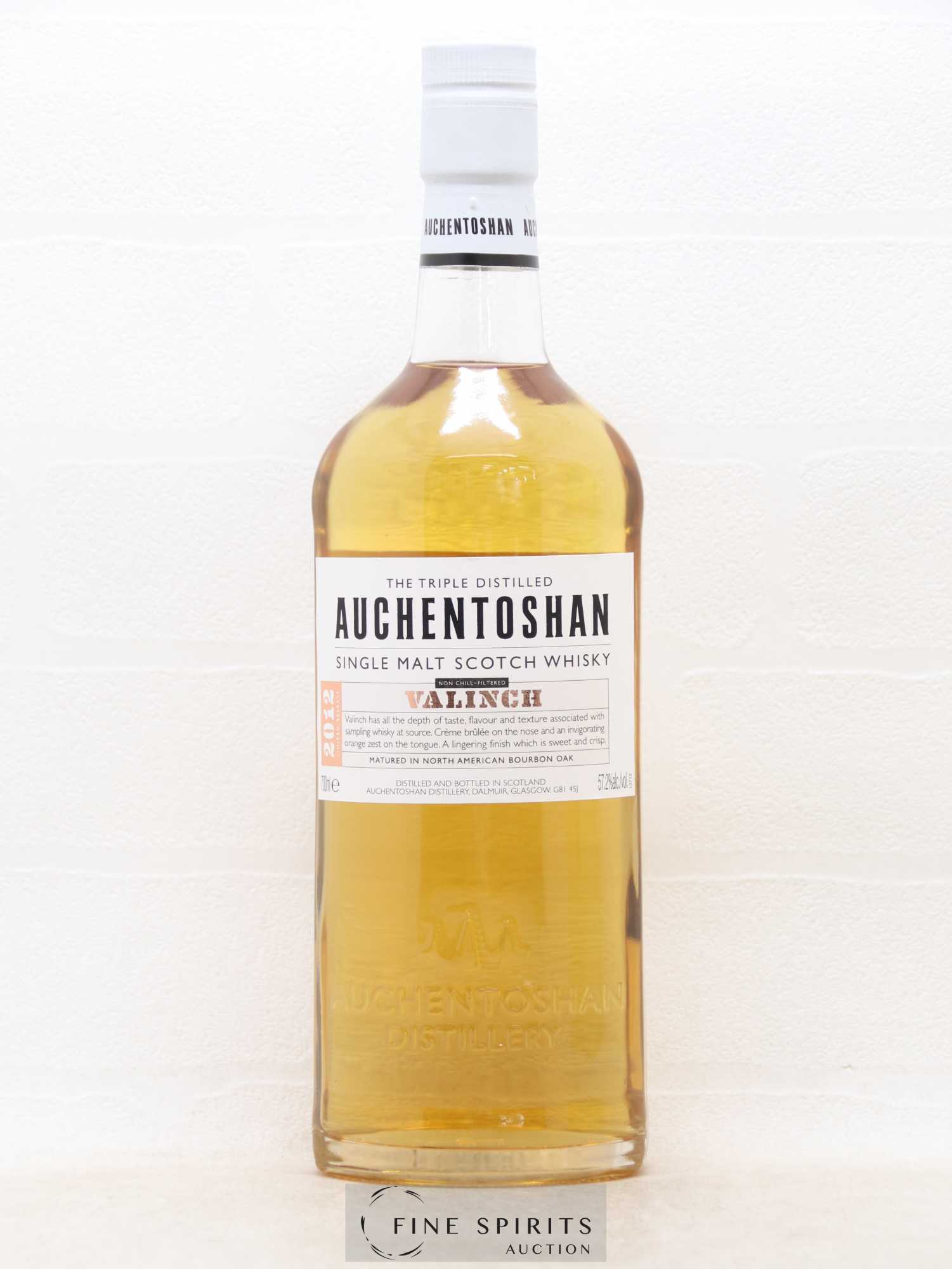 Auchentoshan Of. Valinch Non Chill-Filtered - bottled 2012 Limited Release - Lot de 1 bouteille - 1