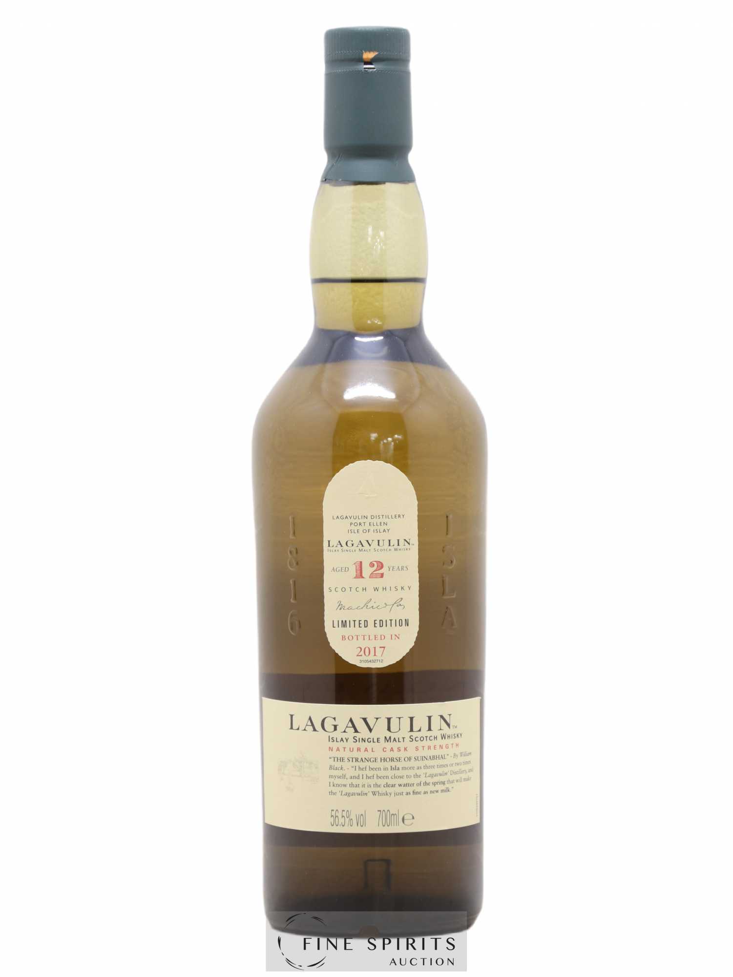 Lagavulin 12 years Of. Natural Cask Strength bottled 2017 Limited Edition - Lot de 1 bouteille - 0