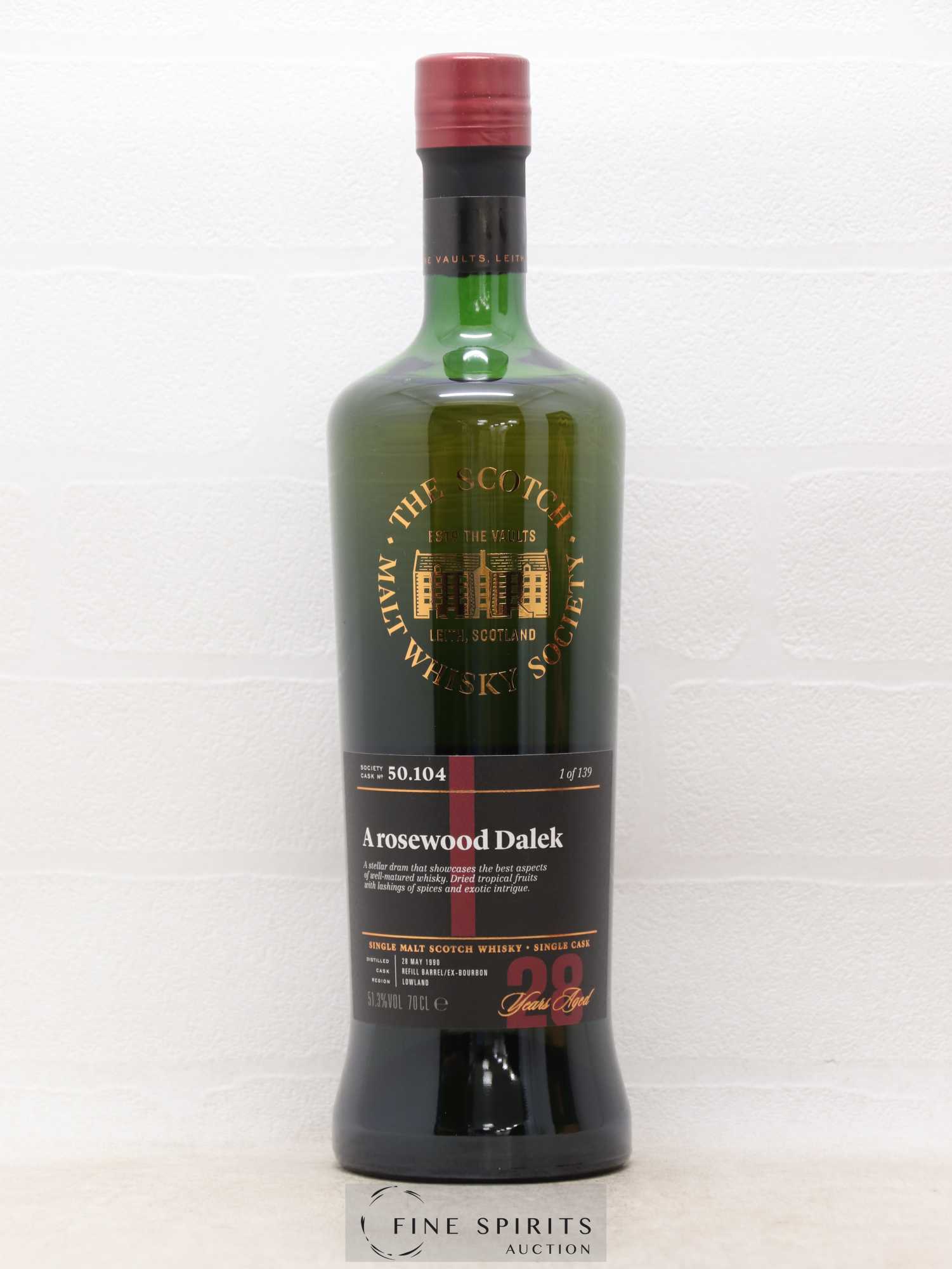 Arosewood Dalek 28 years 1990 The Scotch Malt Whisky Society Cask n°50.104 - One of 139 - Lot of 1 bottle - 1