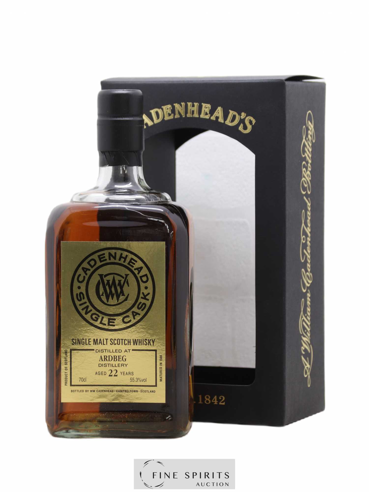 Ardbeg 22 years 1993 Cadenhead's Single Cask - One of 228 - bottled 2016 - Lot de 1 bouteille - 0