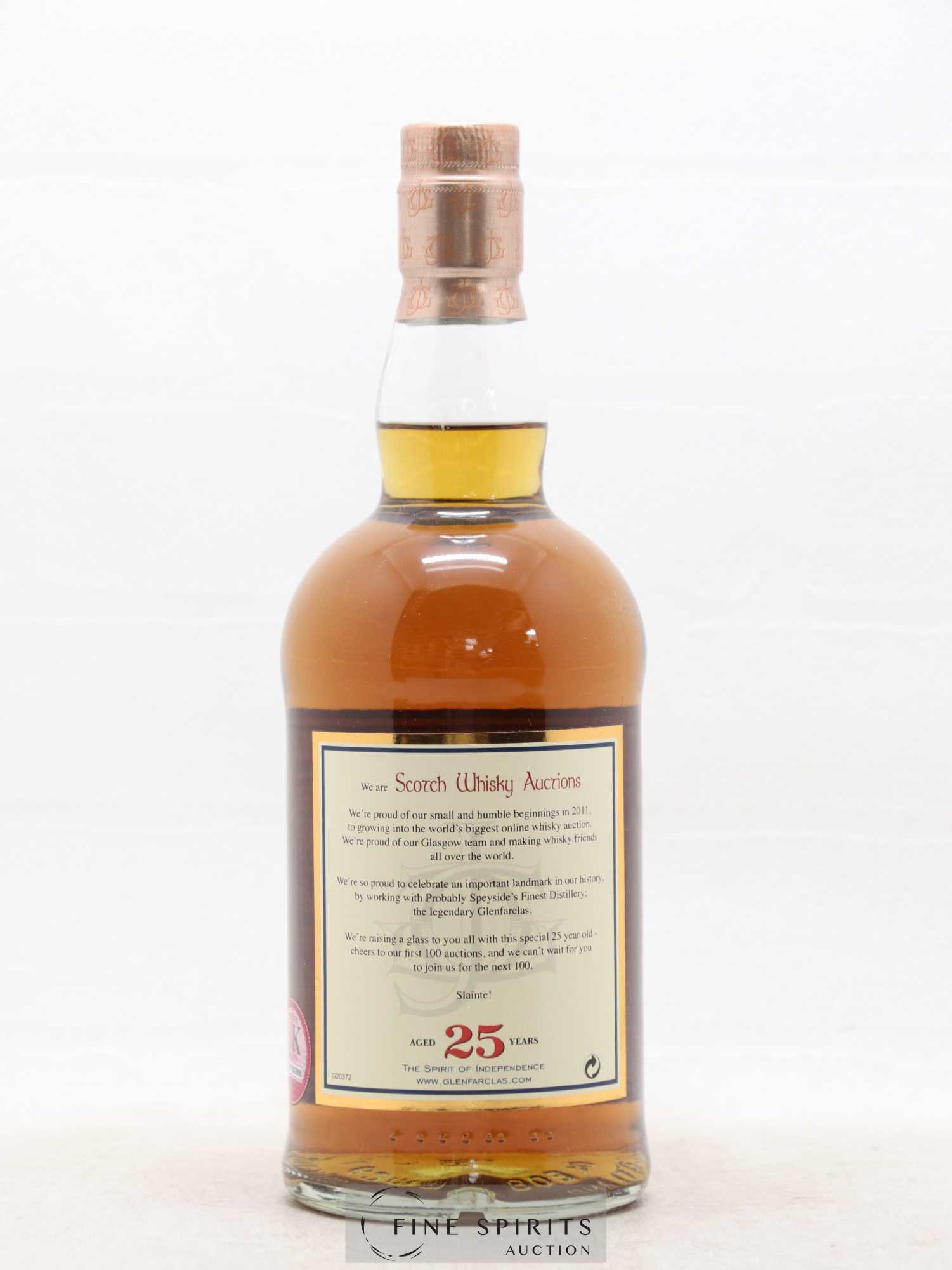 Glenfarclas 25 years Of. Scotch Whisky Auctions Celebrating 100 Auctions 2011-2019 - Lot de 1 bouteille - 2