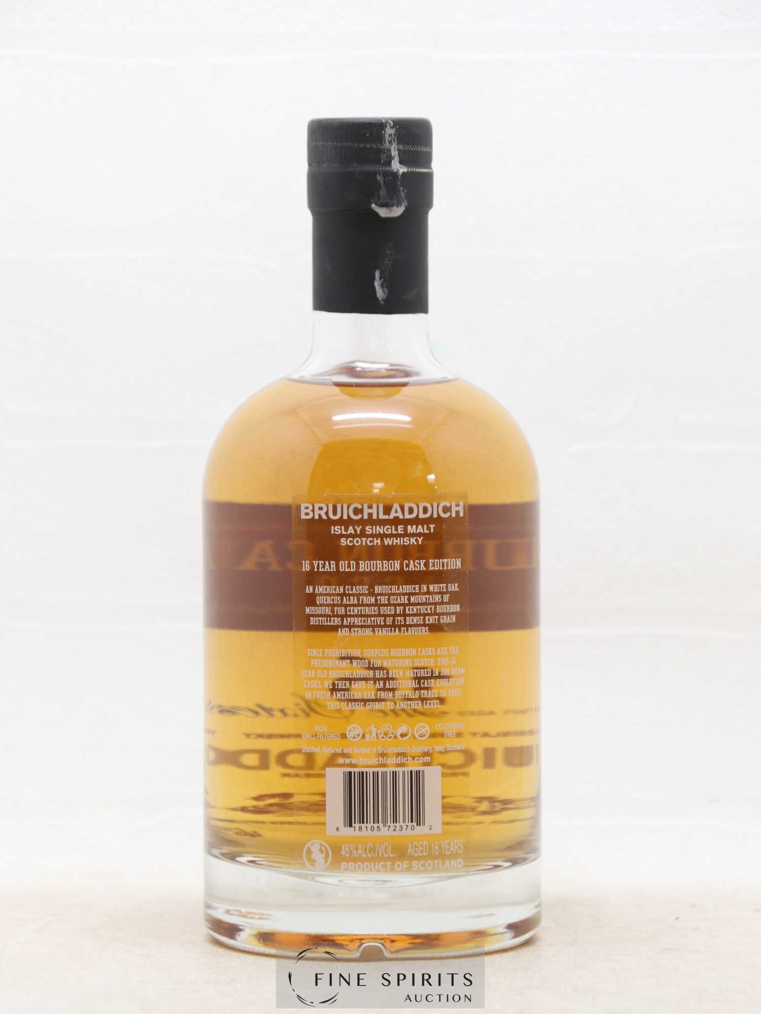 Bruichladdich 16 years Of. Bourbon Cask Edition The Sixteens - Lot de 1 bouteille - 3