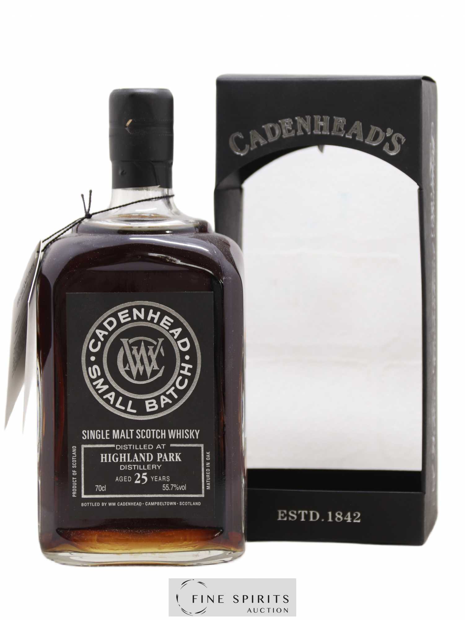 Highland Park 25 years Cadenhead's Small Batch - Lot de 1 bouteille - 0