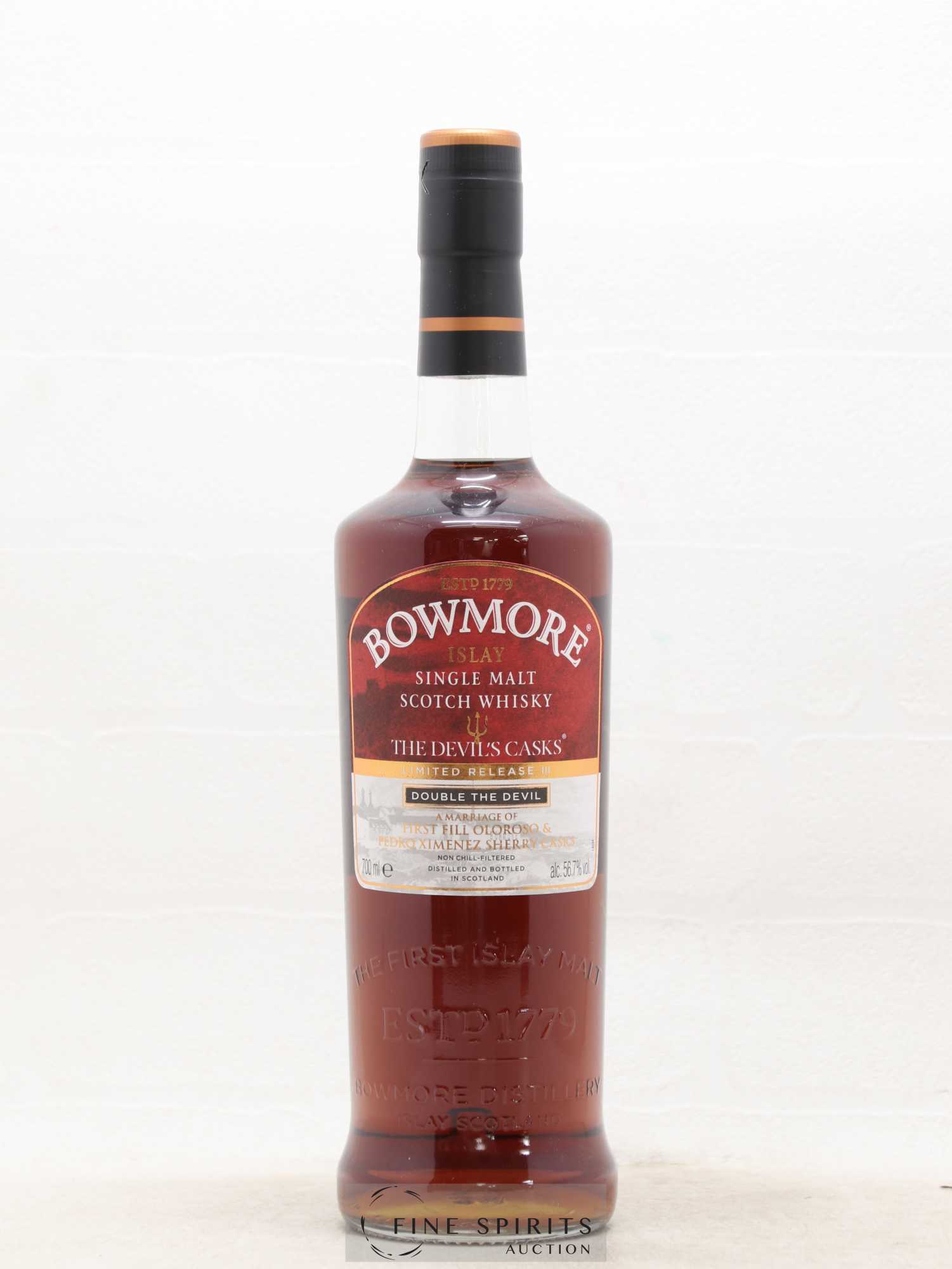 Bowmore Of. Double the Devil Limited Release III The Devil's Casks - Lot de 1 bouteille - 1