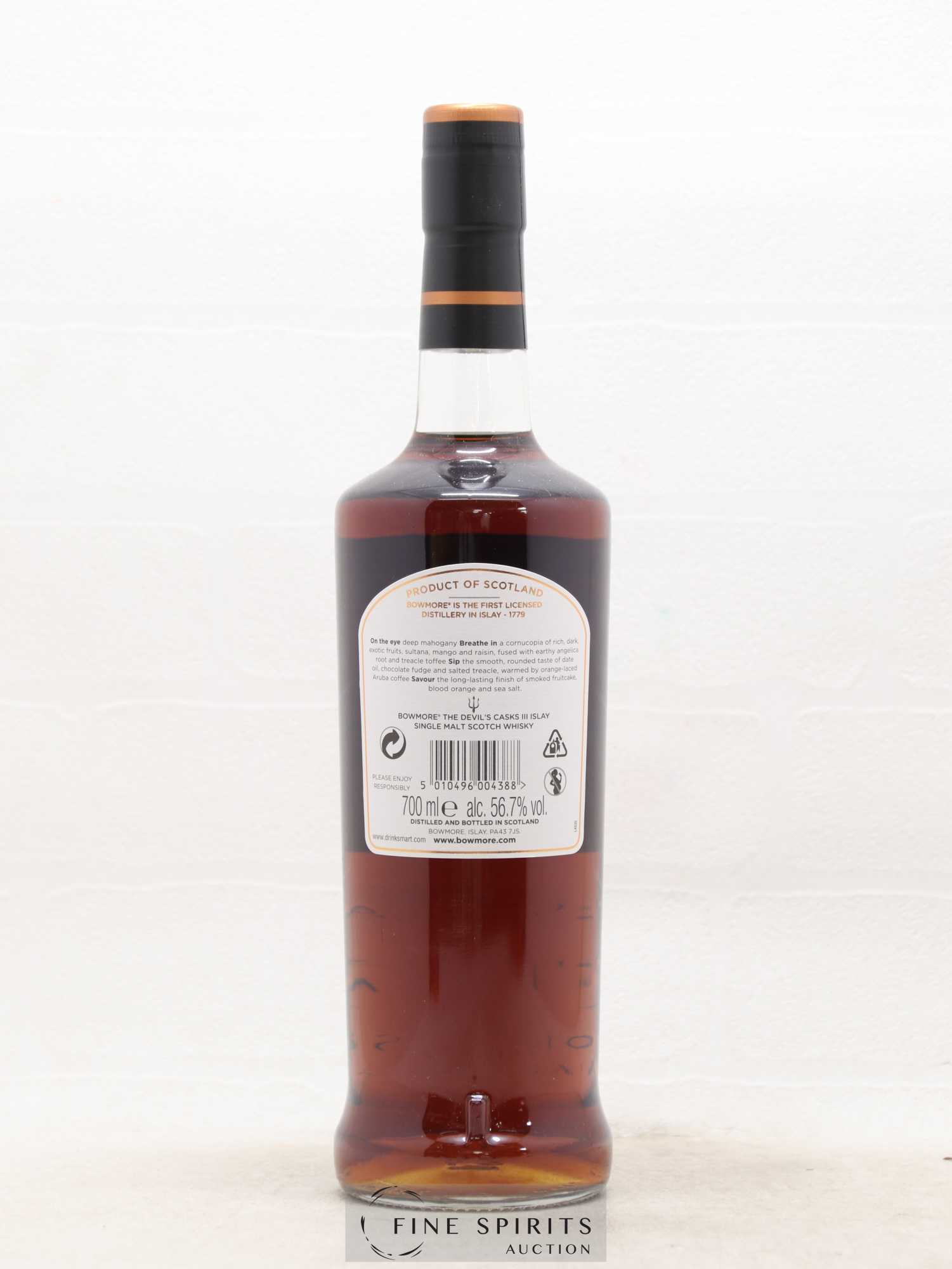 Bowmore Of. Double the Devil Limited Release III The Devil's Casks - Lot de 1 bouteille - 2