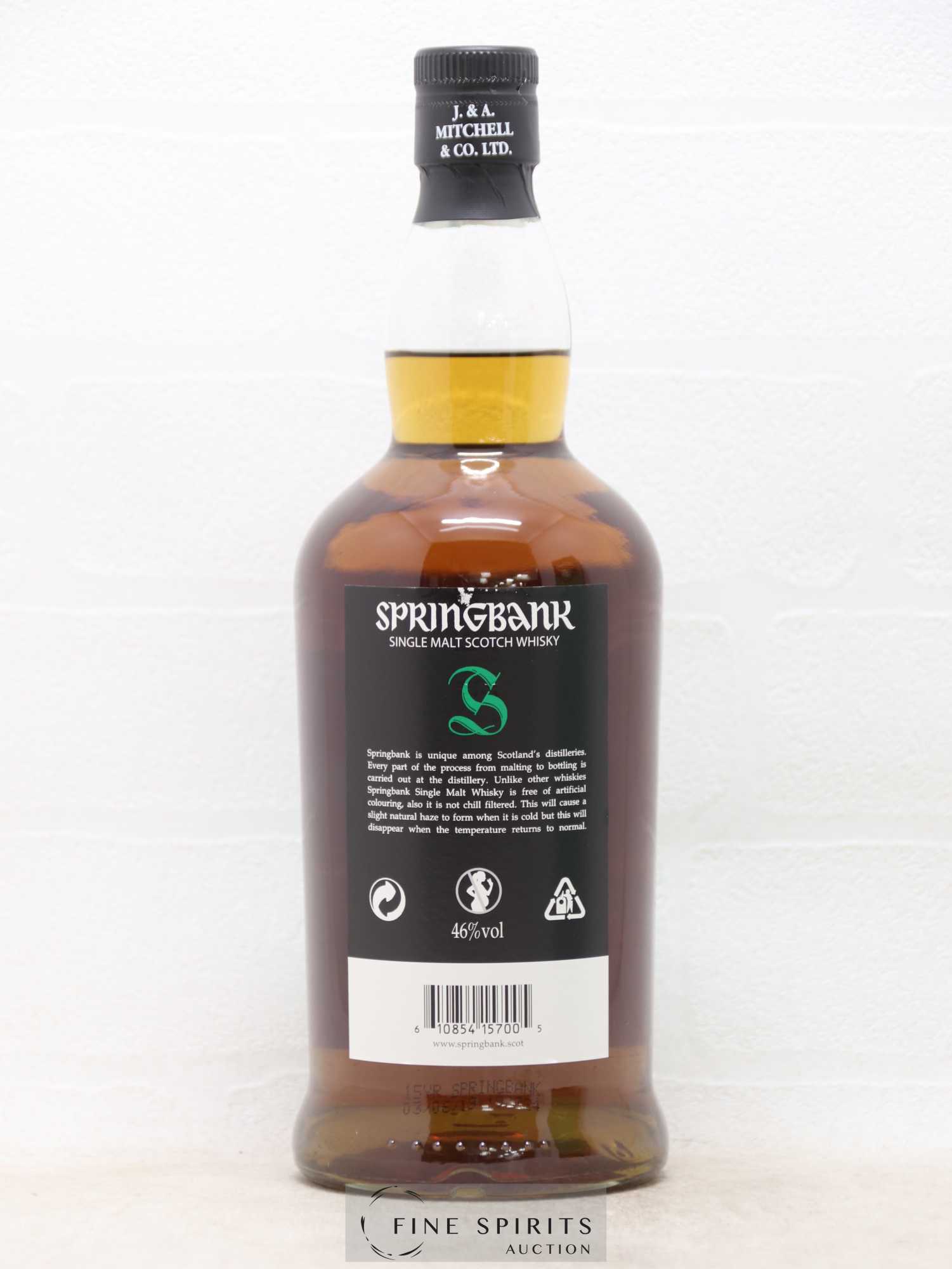 Springbank 15 years Of. Green Label - Posten von 1 Flasche - 2