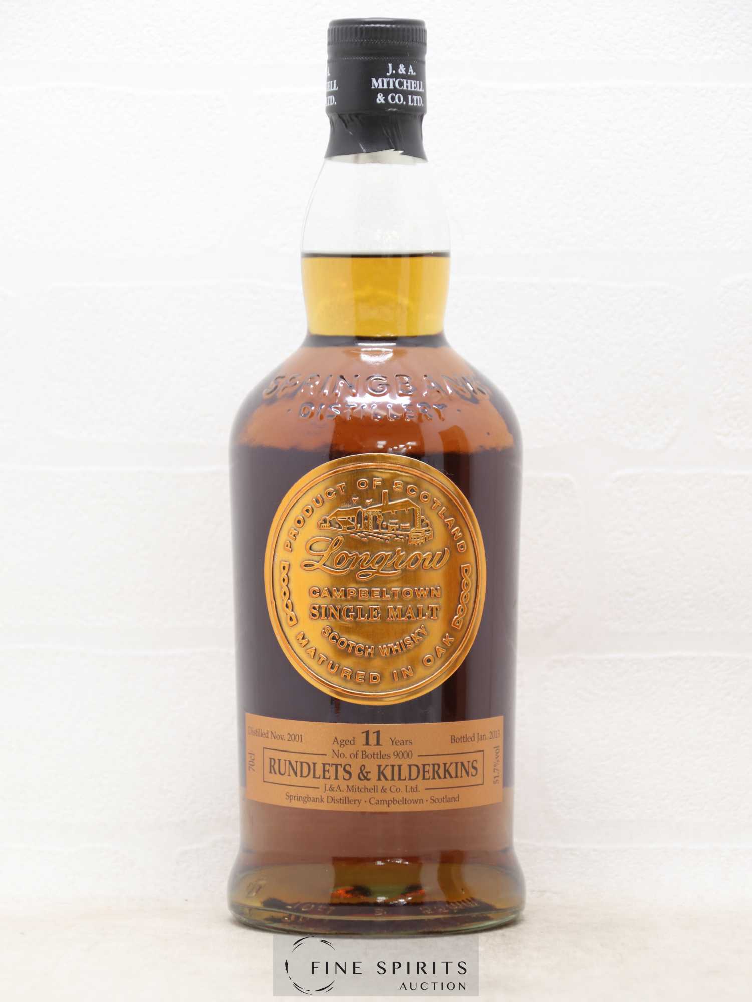 Longrow 11 years 2001 Of. Rundlets & Kilderkins One of 9000 - bottled 2013 - Lot de 1 bouteille - 1