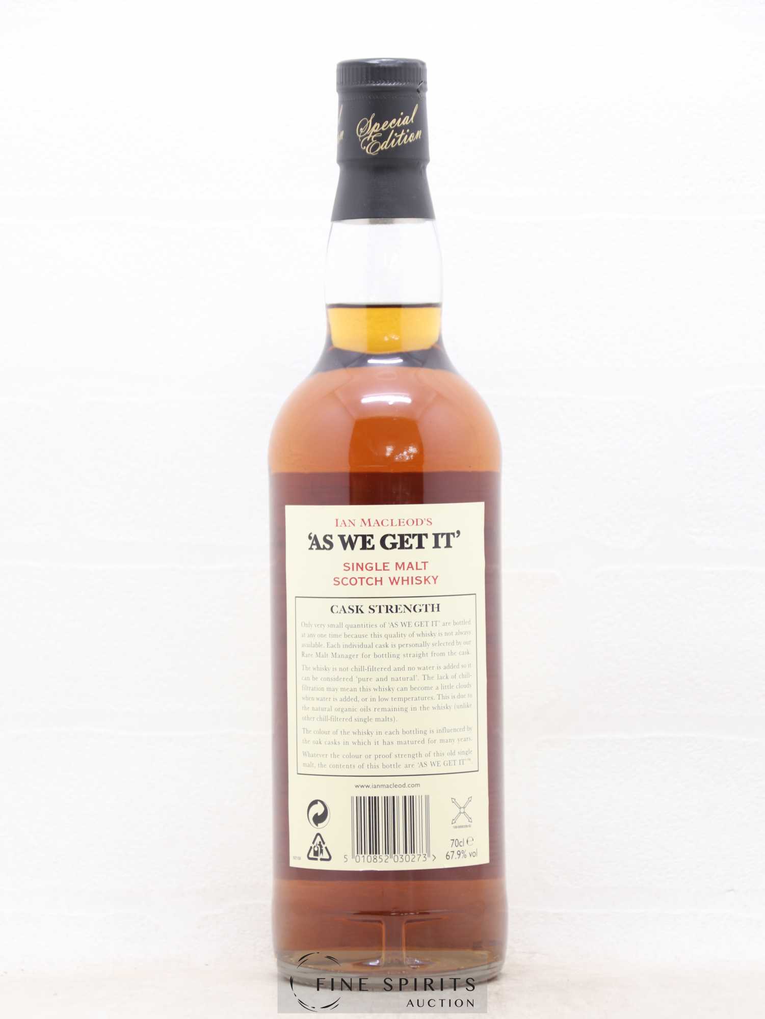As We Get It Ian Macleod Cask Strength 119° Proof - Posten von 1 Flasche - 1