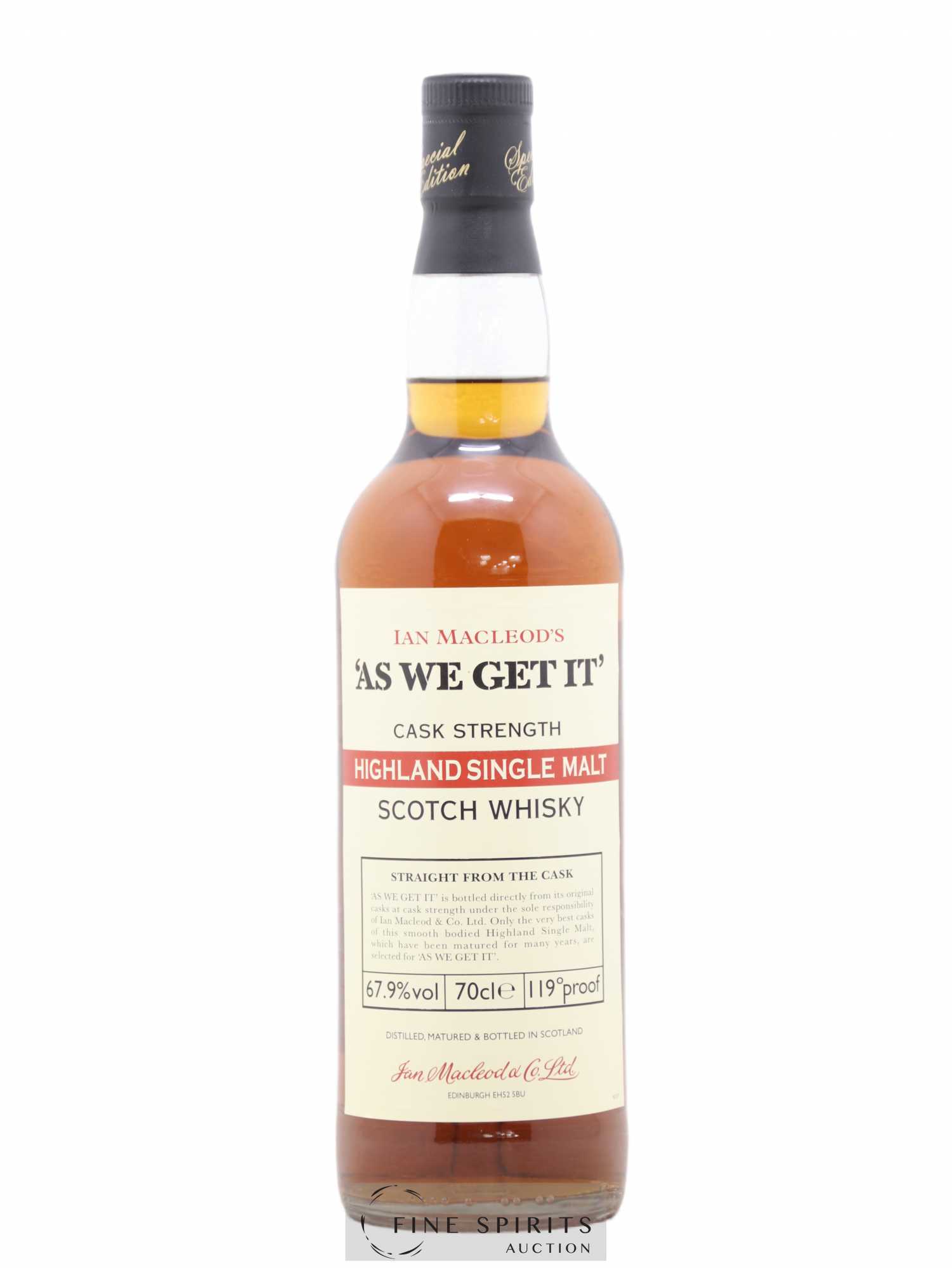 As We Get It Ian Macleod Cask Strength 119° Proof - Posten von 1 Flasche - 0