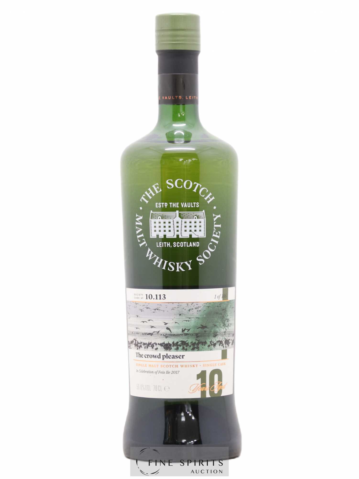 The Crowd Pleaser 10 years The Scotch Malt Whisky Society Cask n°10.113 - One of 186 Feis Ile 2017 - Lot de 1 bouteille - 0