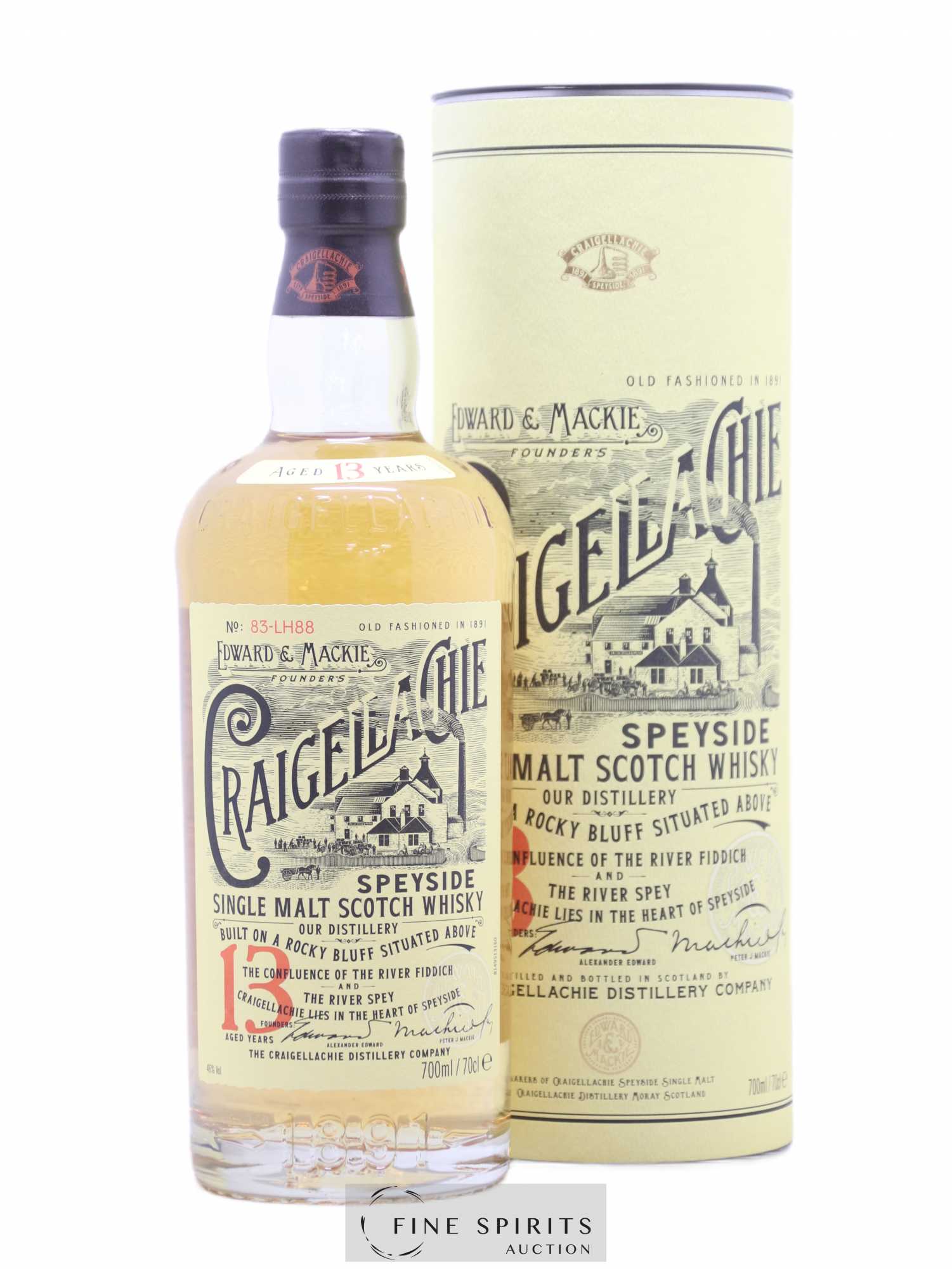 Craigellachie 13 years Of. Batch n°83-LH88 - Lot de 1 bouteille - 0
