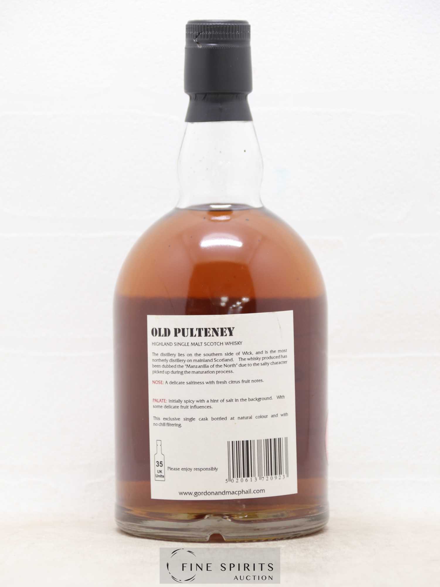 Old Pulteney 1998 Gordon & MacPhail Exclusive Cask n°1076 - bottled 2008 - Lot de 1 bouteille - 1