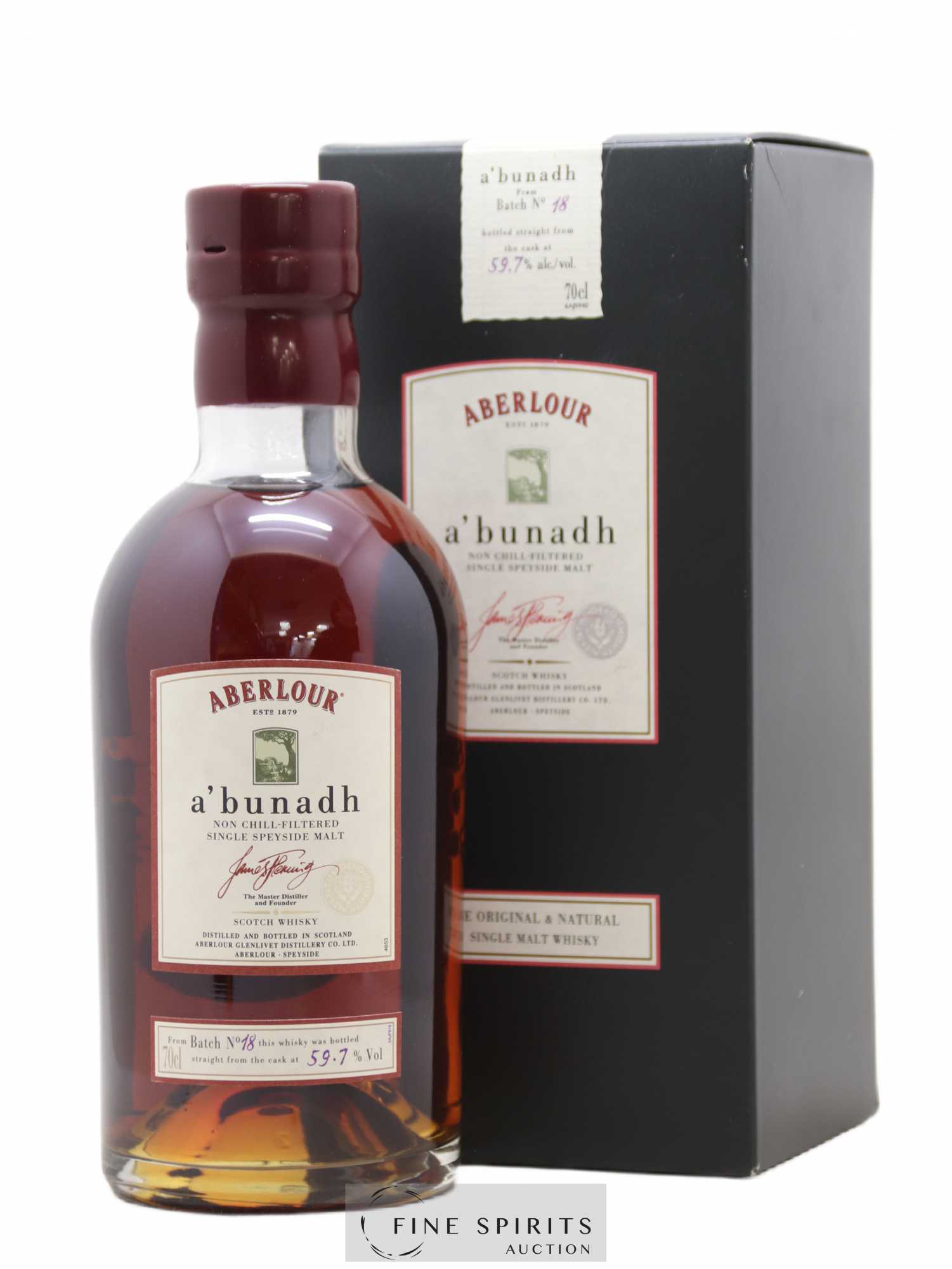 Aberlour Of. A'Bunadh Batch 18 - Lot de 1 bouteille - 0