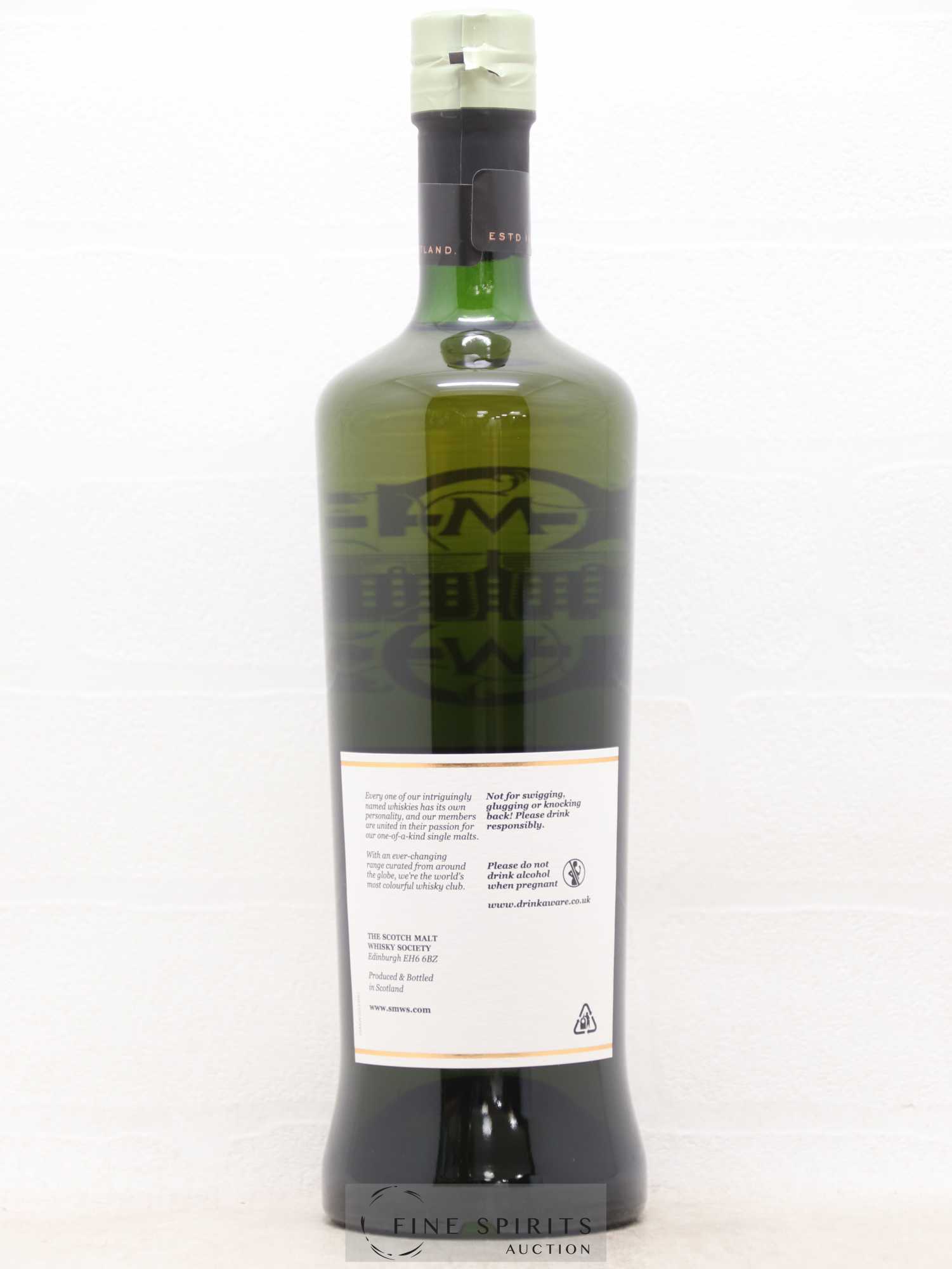 Members Remember Members 10 years 2010 The Scotch Malt Whisky Society Cask n°93.151 - One of 212 - Lot de 1 bouteille - 1