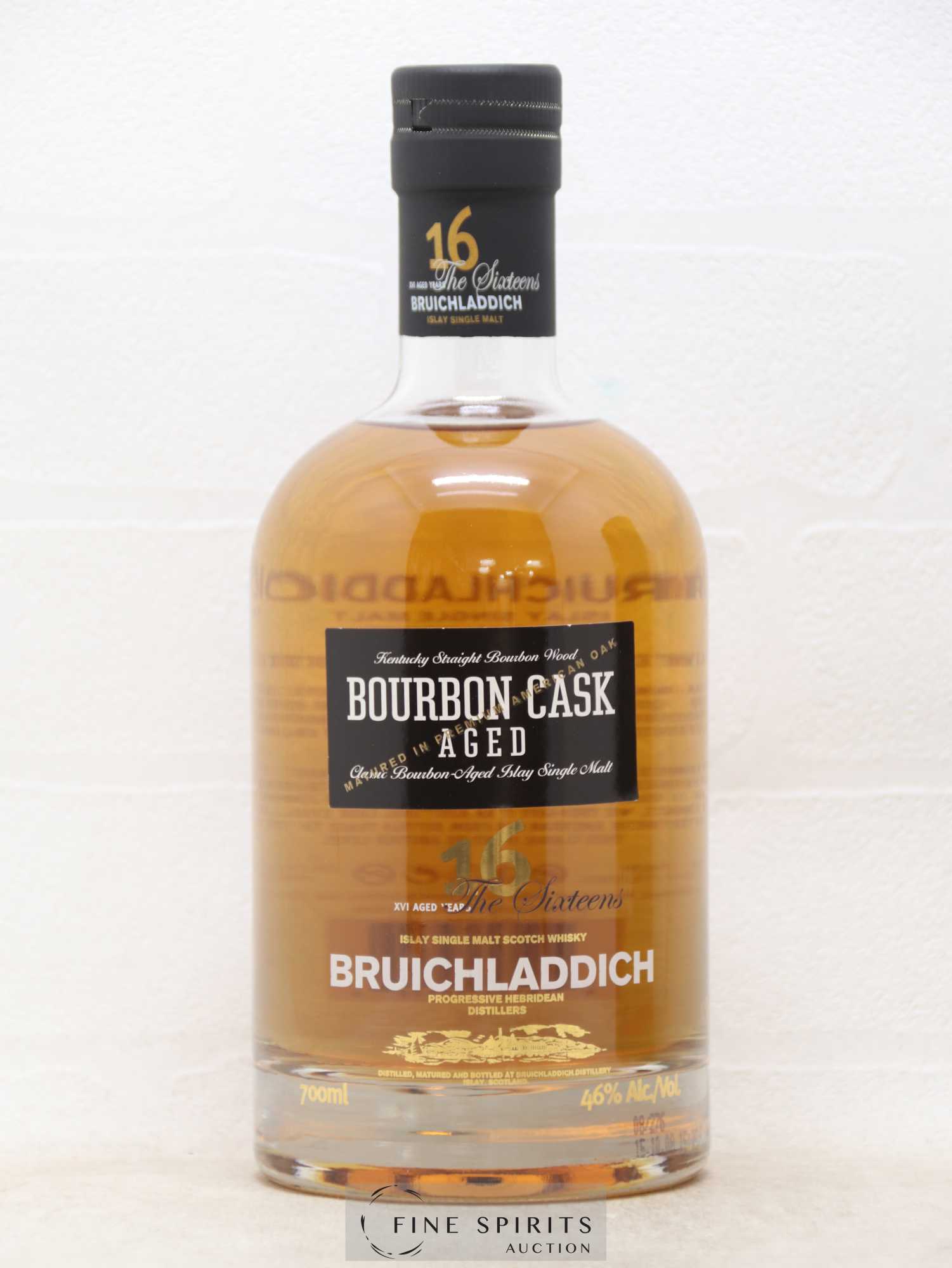 Bruichladdich 16 years Of. Bourbon Cask Edition The Sixteens - Lot de 1 bouteille - 1