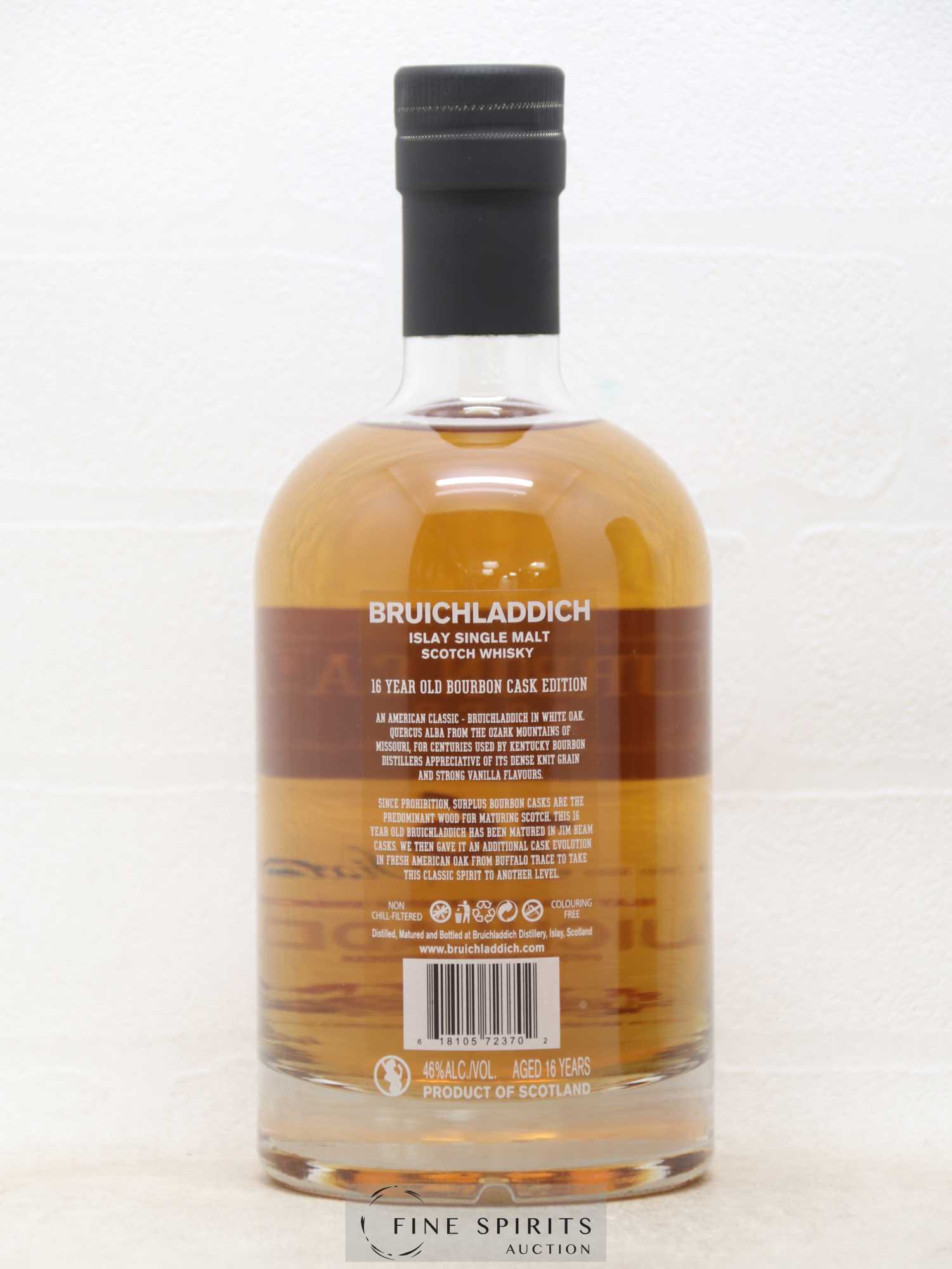 Bruichladdich 16 years Of. Bourbon Cask Edition The Sixteens - Lot de 1 bouteille - 2