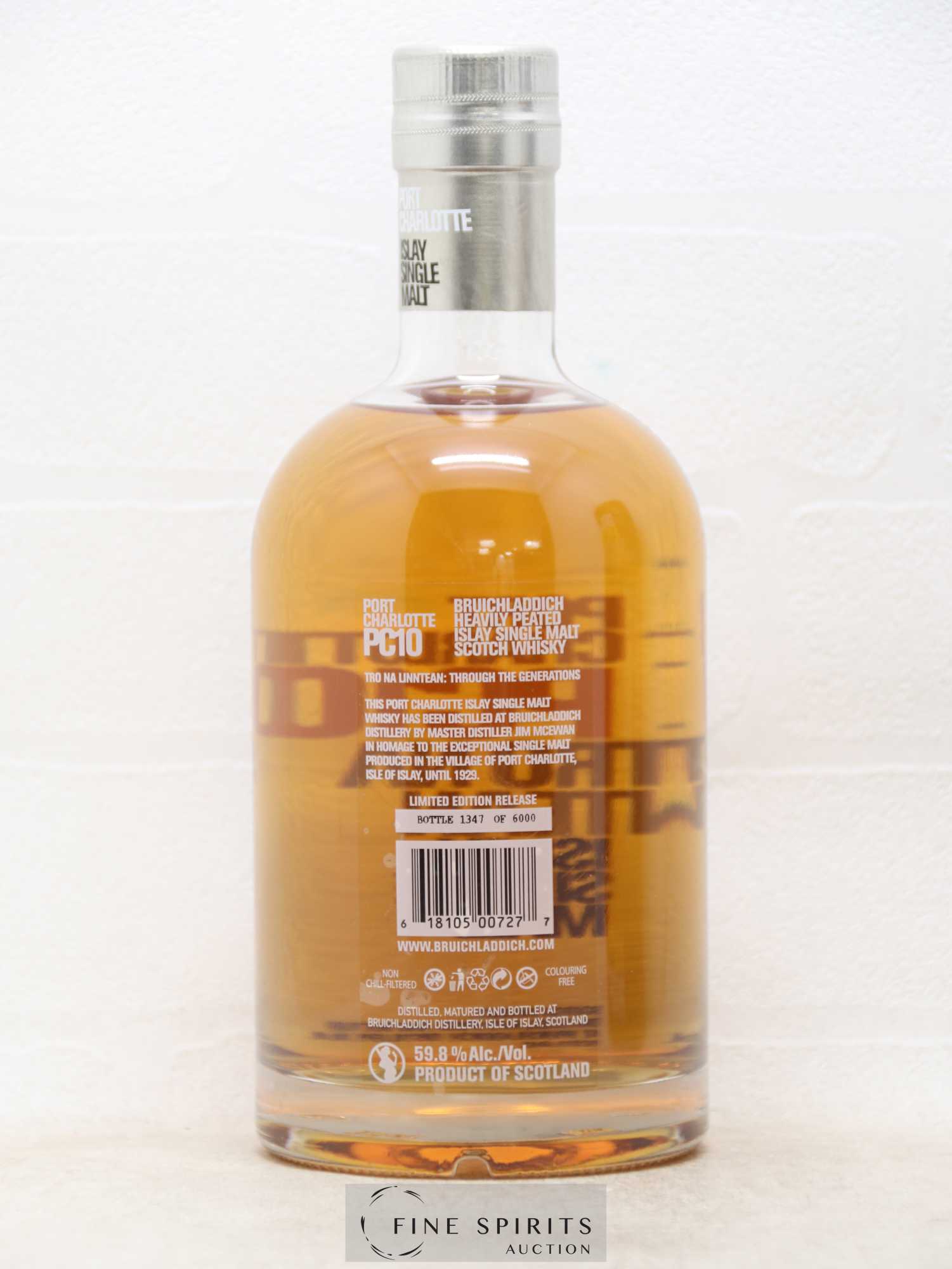 Port Charlotte Of. PC10 One of 6000 Tro Na Linntean - Lot of 1 bottle - 2