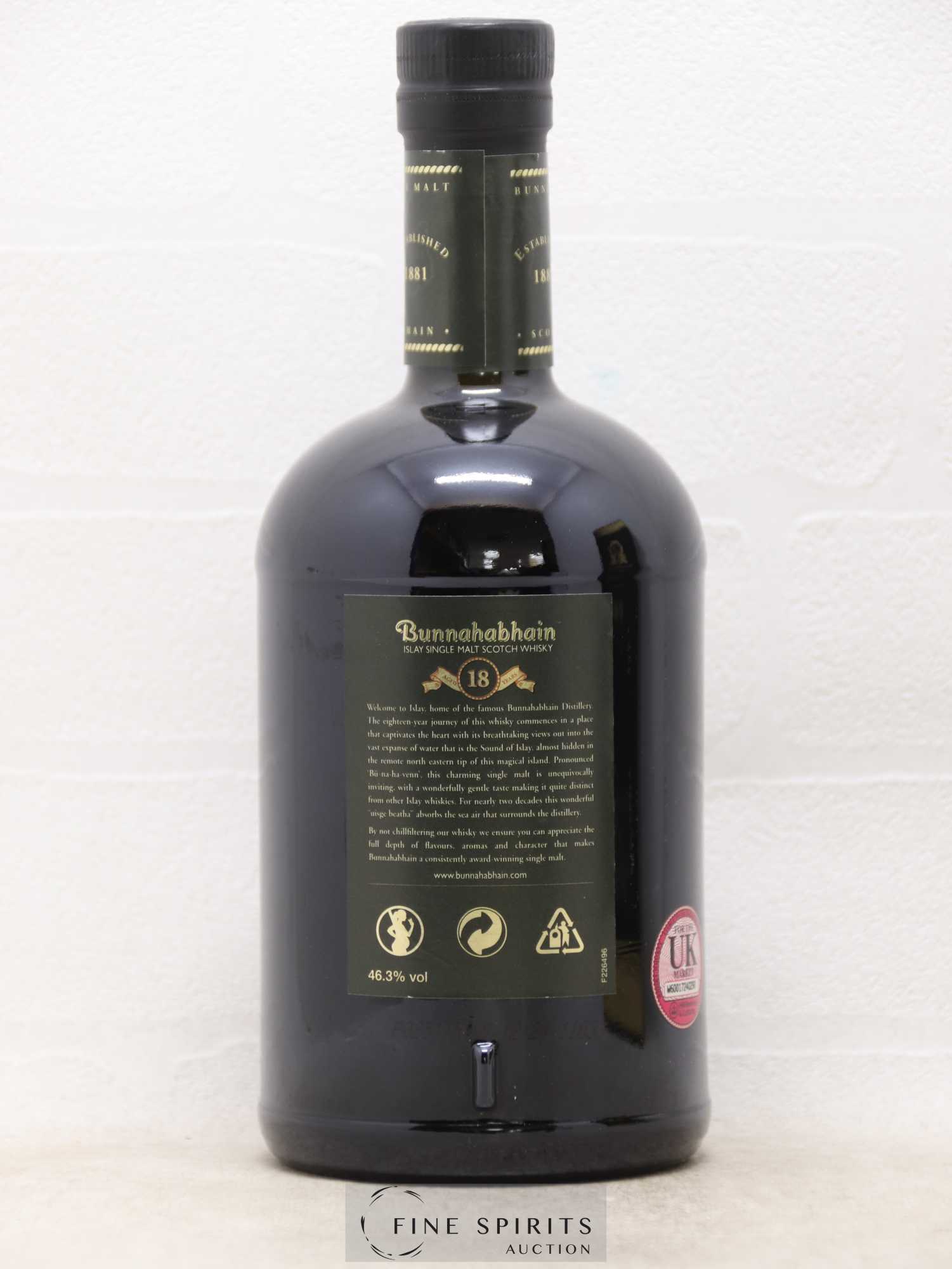 Bunnahabhain 18 years Of. XVIII - Lot de 1 bouteille - 2