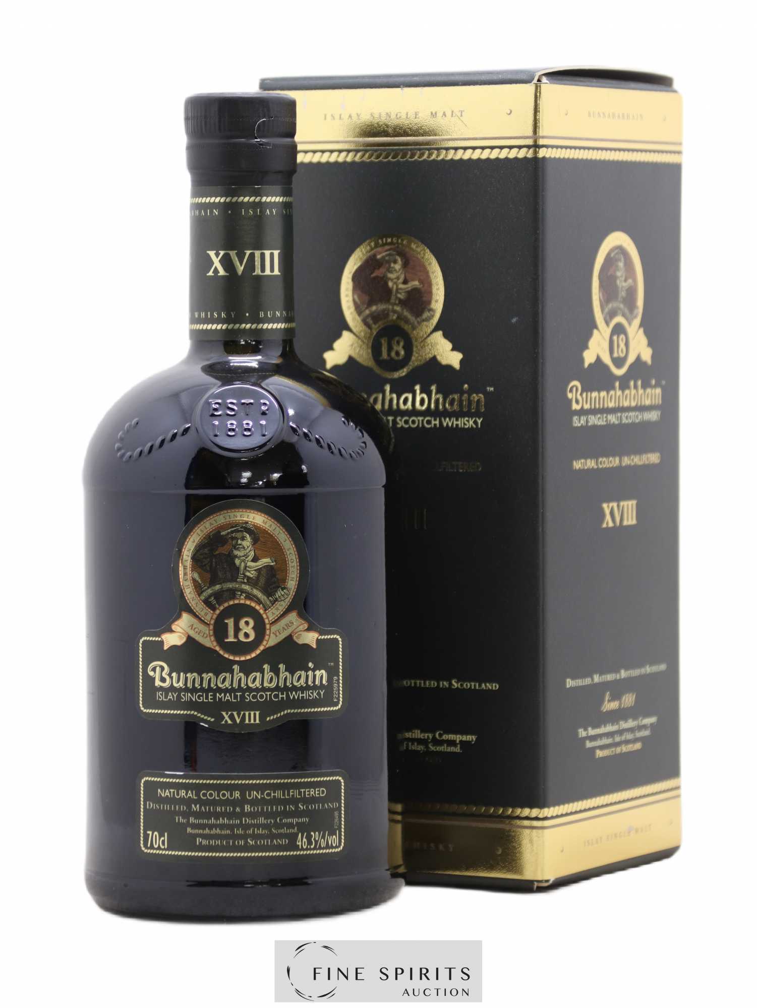 Bunnahabhain 18 years Of. XVIII - Lot de 1 bouteille - 0
