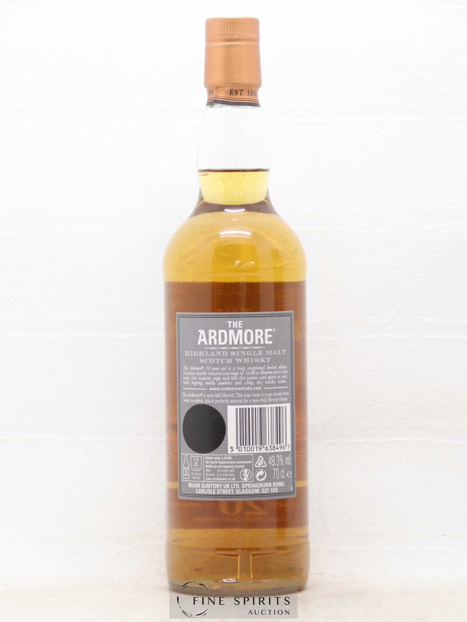Ardmore 20 years 1996 Of. Limited Edition - Lot de 1 bouteille - 2