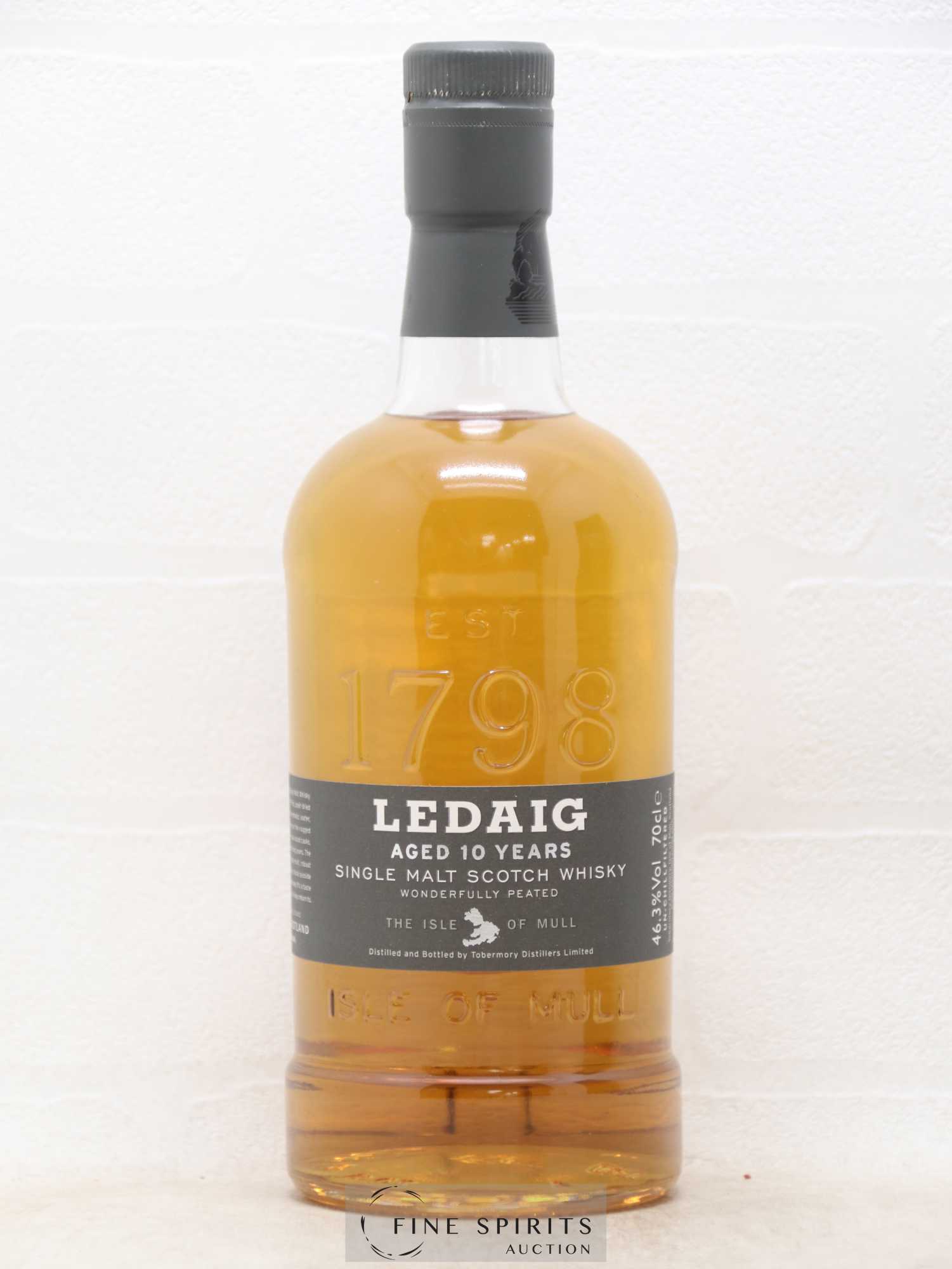 Ledaig 10 years Of. Un-Chillfiltered - Lot de 1 bouteille - 1