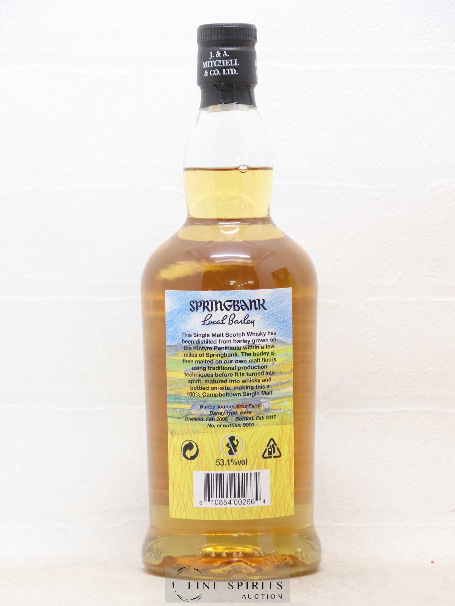 Springbank 11 years 2006 Of. Local Barley One of 9000 - bottled 2017 - Lot de 1 bouteille - 2