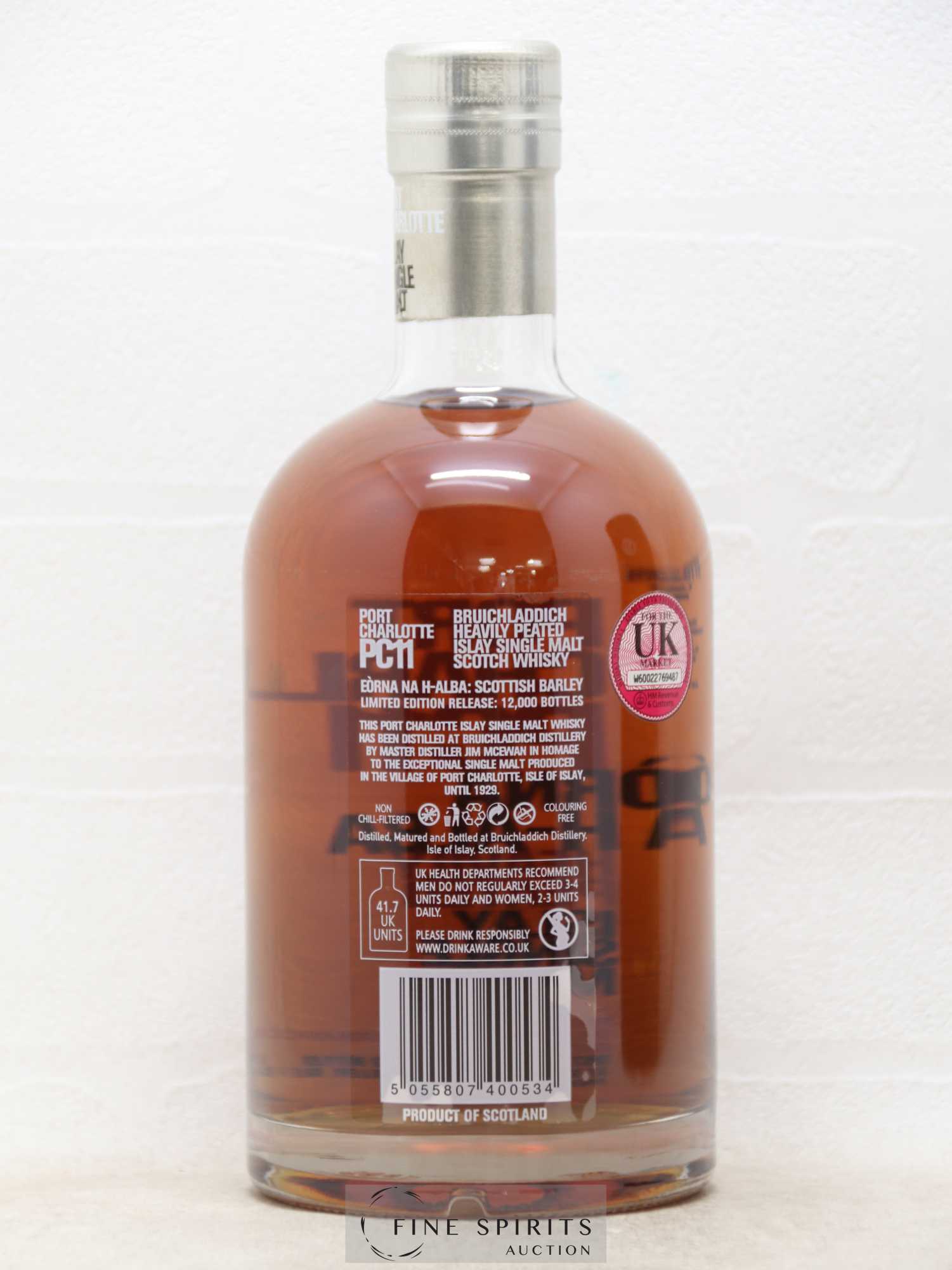 Port Charlotte Of. PC11 One of 12000 Eorna Na H-Alba - Posten von 1 Flasche - 2