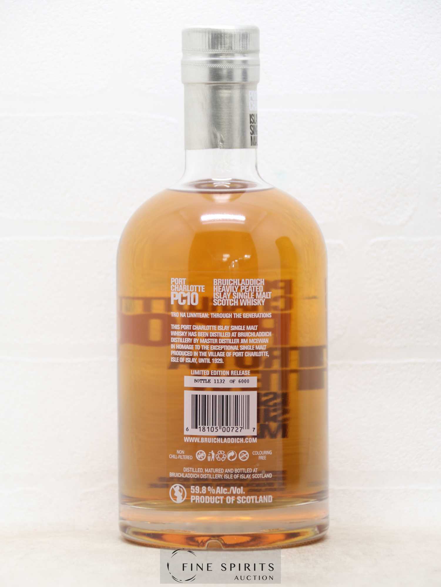 Port Charlotte Of. PC10 One of 6000 Tro Na Linntean - Lot de 1 bouteille - 2
