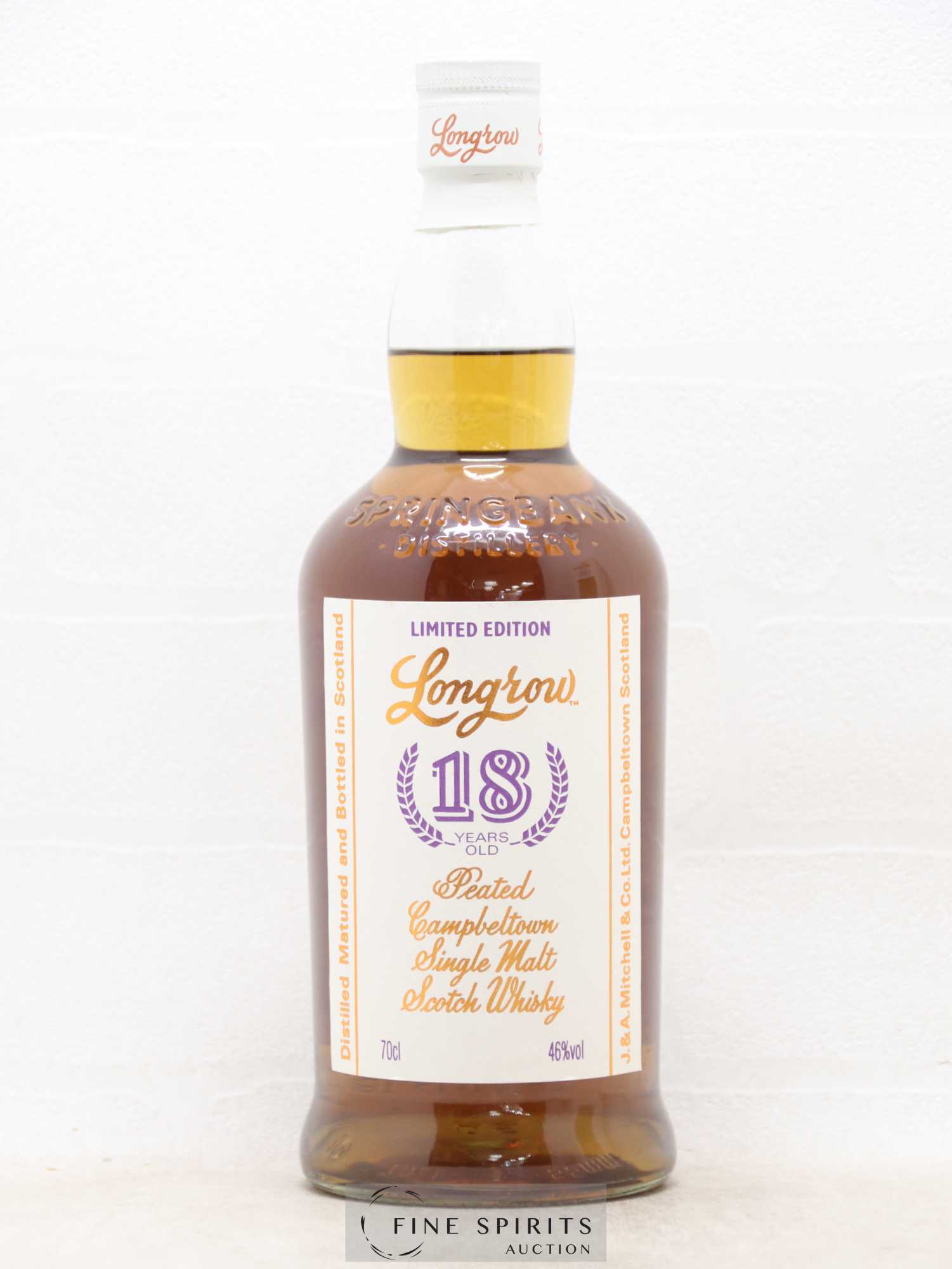 Longrow 18 years Of. Peated Limited Edition - Lot de 1 bouteille - 1
