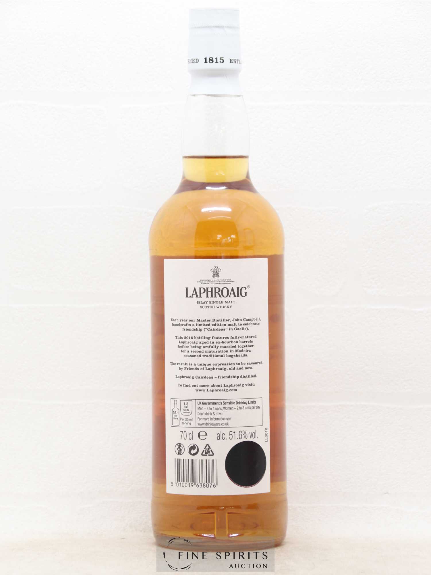 Laphroaig Of. Cairdeas Madeira Cask Friends of Laphroaig - Lot de 1 bouteille - 2