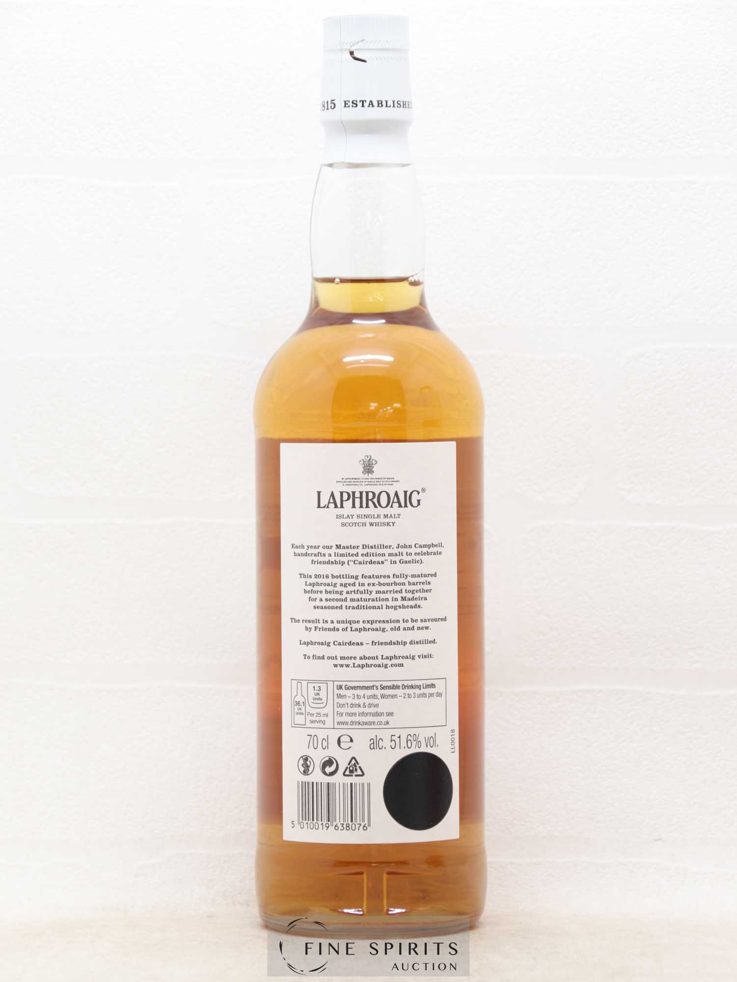 Laphroaig Of. Cairdeas Madeira Cask Friends of Laphroaig - Lot de 1 bouteille - 2
